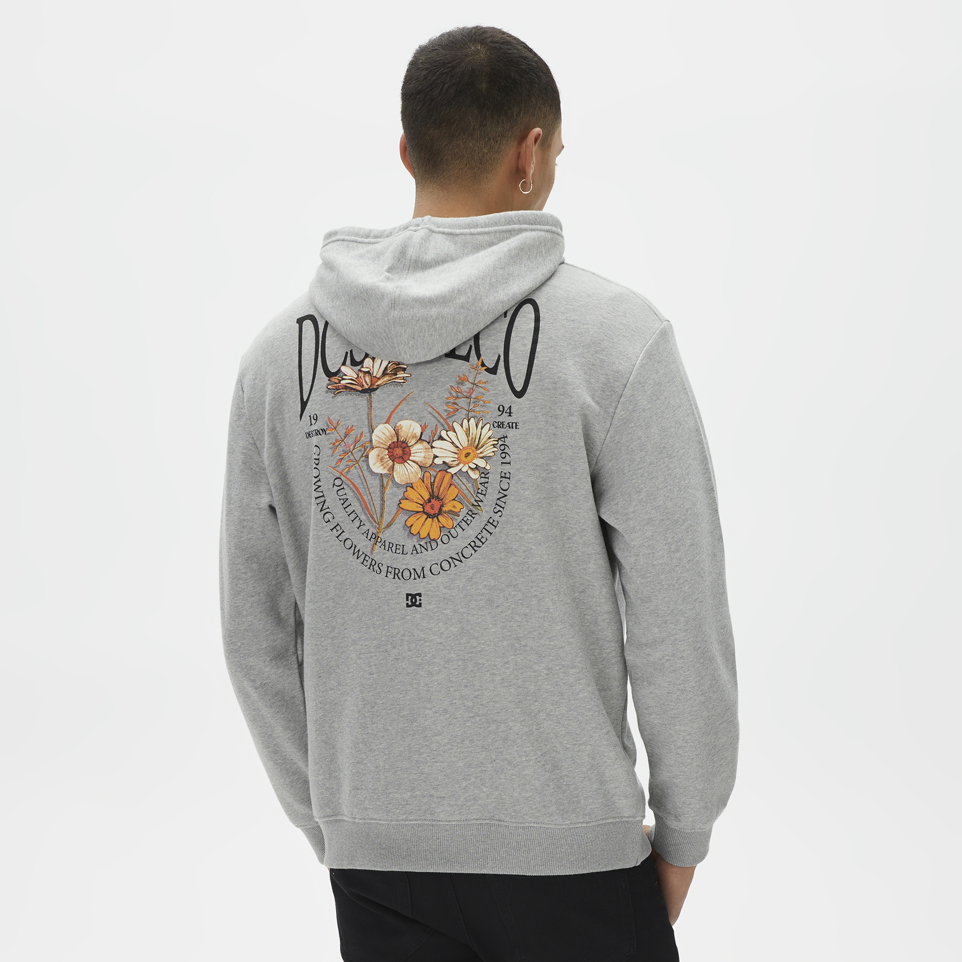 Dc Concrete Ph Erkek Gri Sweatshirt