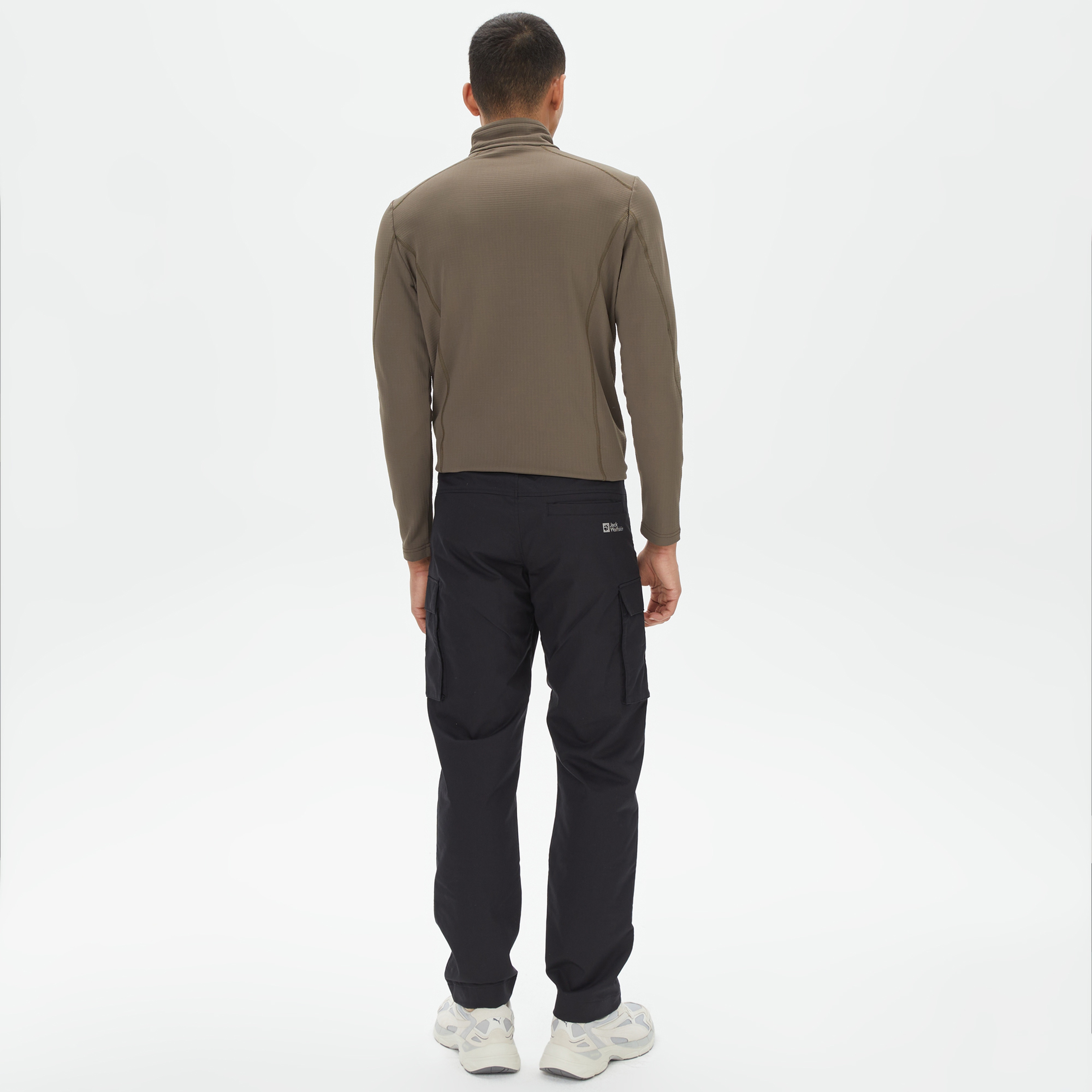 Jack Wolfskin Artic Road Cargo Erkek Siyah Pantolon