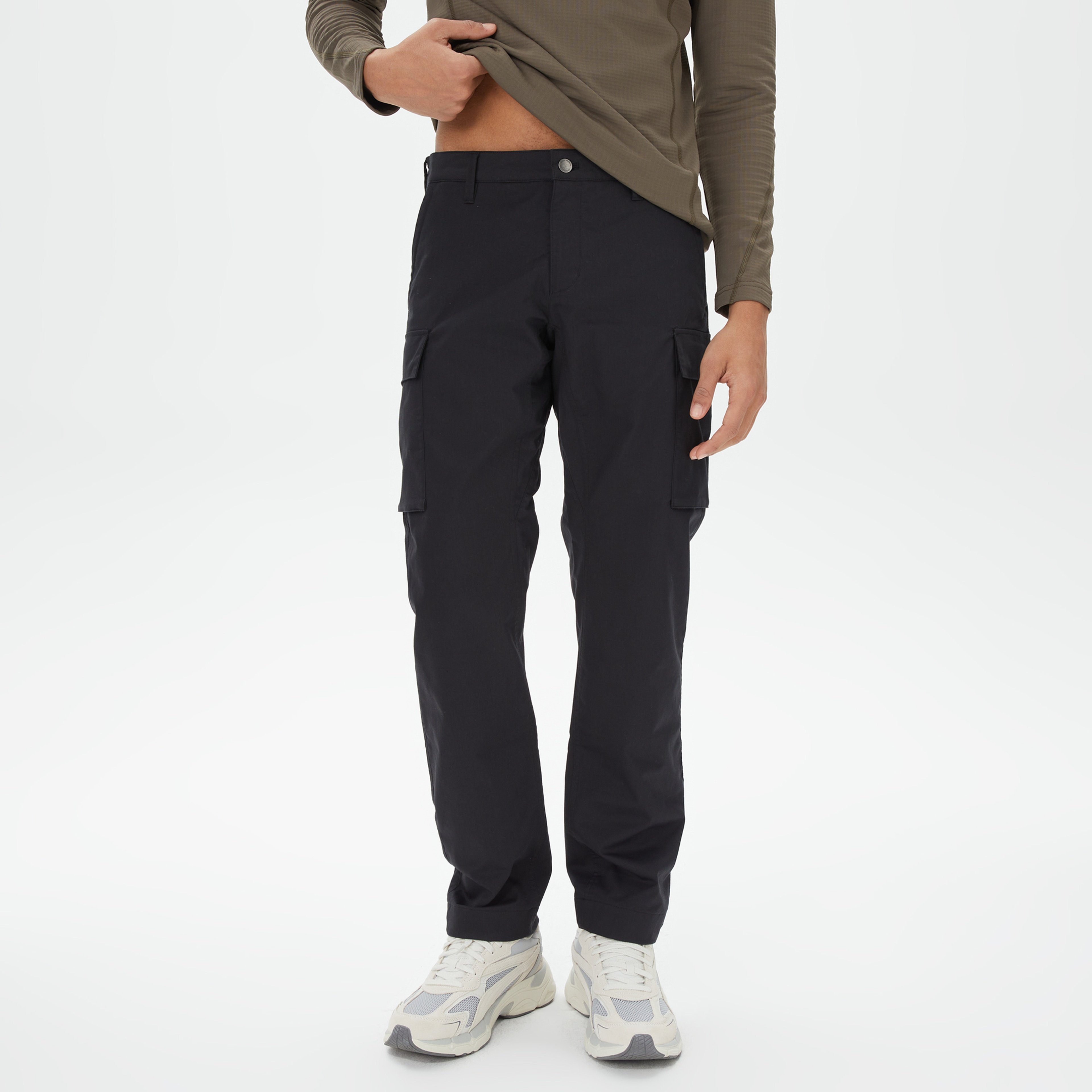 Jack Wolfskin Artic Road Cargo Erkek Siyah Pantolon
