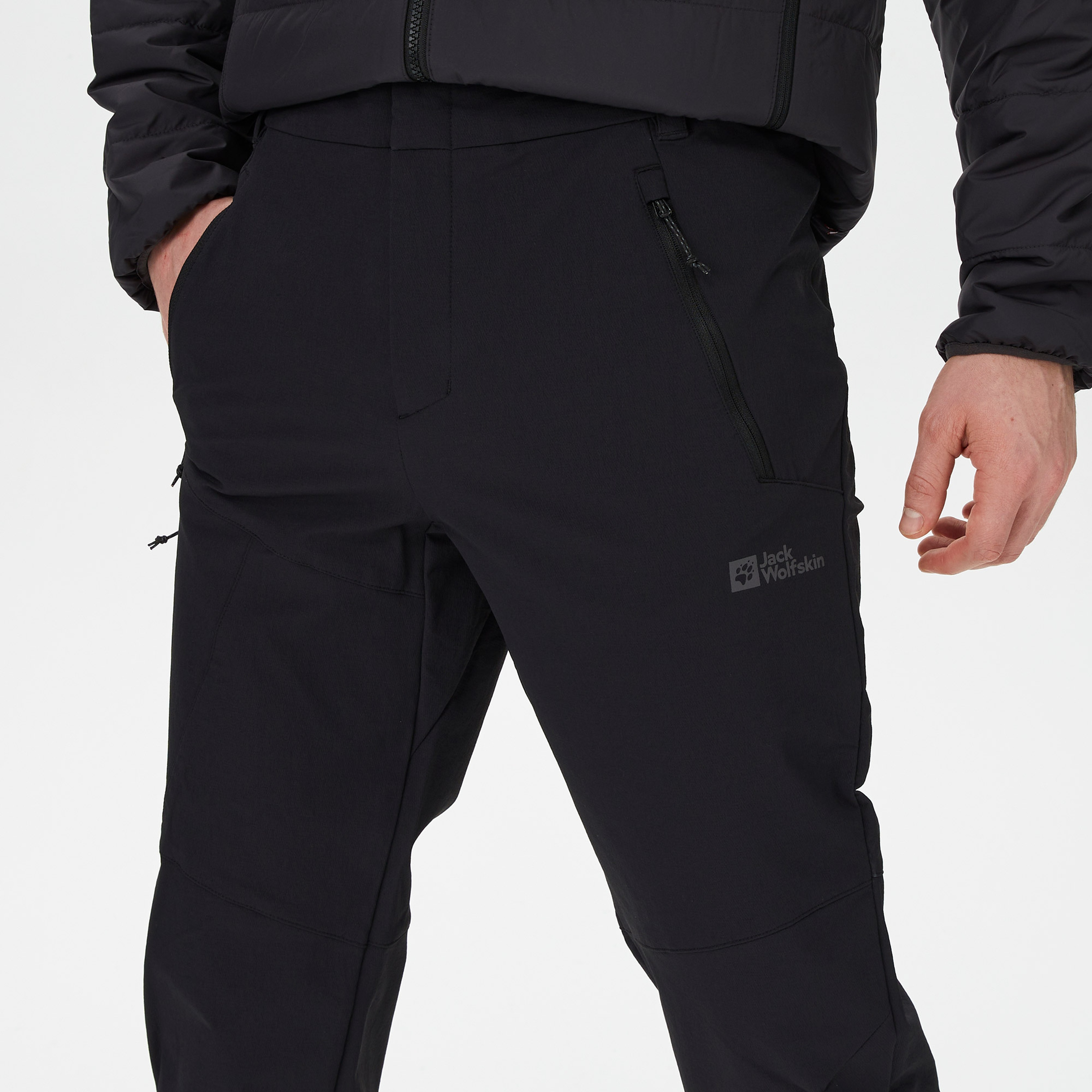 Jack Wolfskin Glastal Winter Erkek Siyah Pantolon