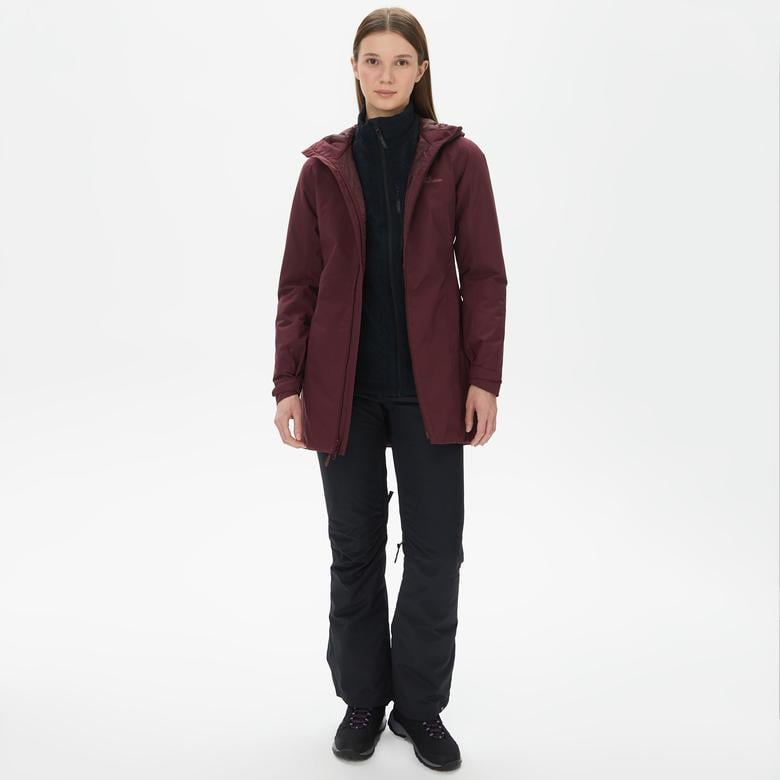 Jack Wolfskin Heidelstein Ins Kadın Kahverengi Mont