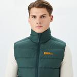 Jack Wolfskin Ather Down Vest Erkek Siyah Yelek