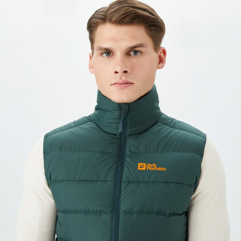 Jack Wolfskin Ather Down Vest Erkek Siyah Yelek