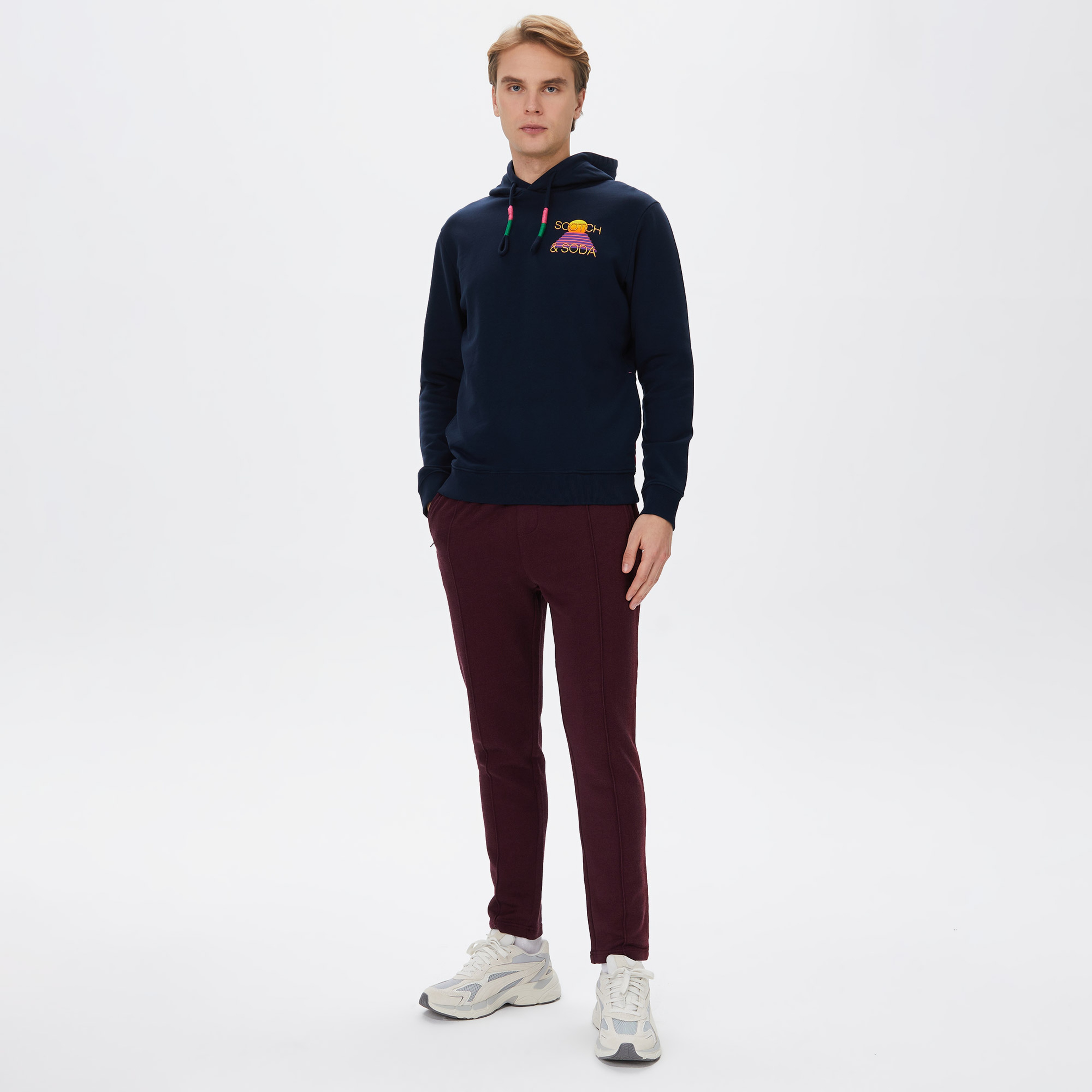 Scotch&Soda Erkek Bordo Eşofman Altı