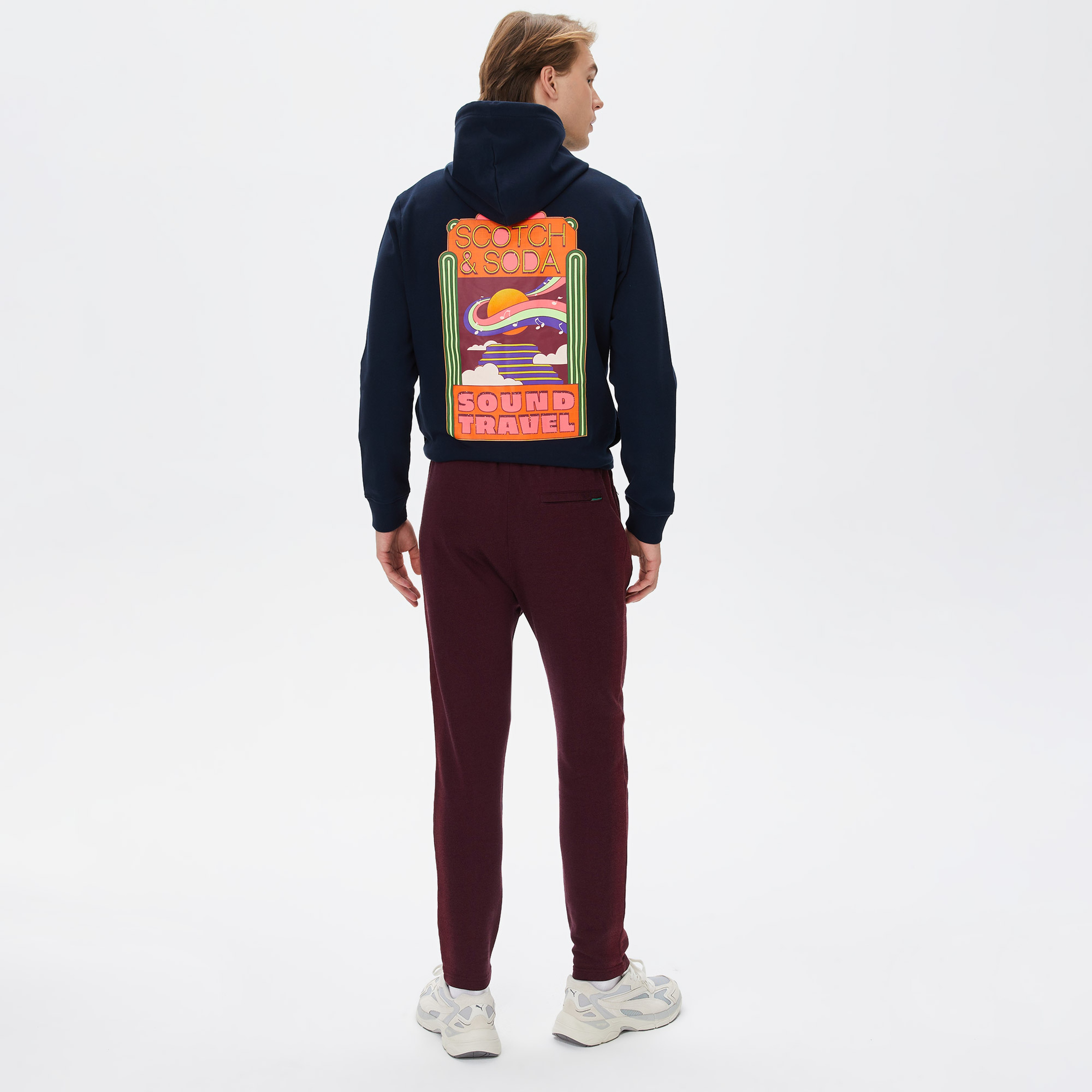 Scotch&Soda Erkek Bordo Eşofman Altı