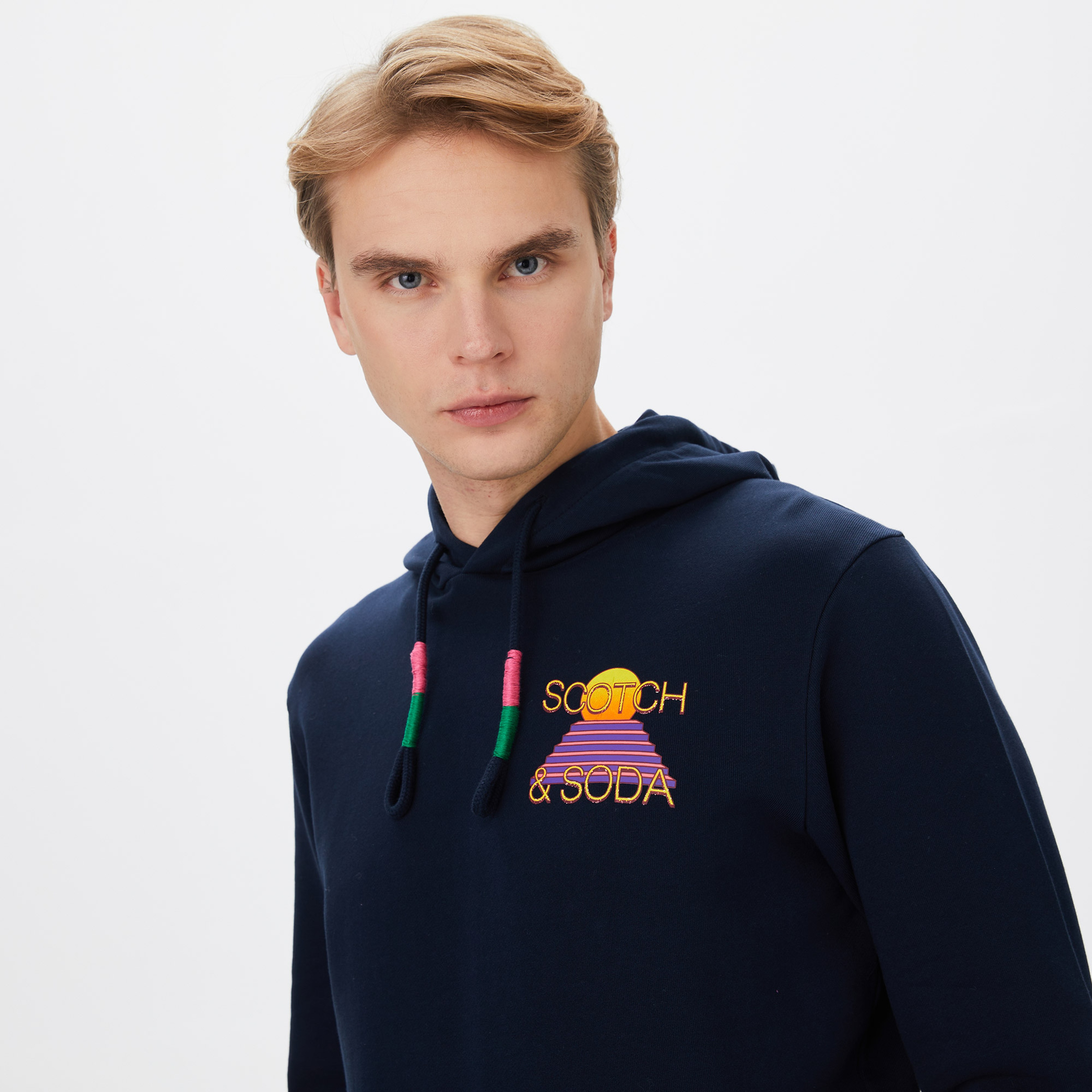 Scotch&Soda Erkek Siyah Sweatshirt