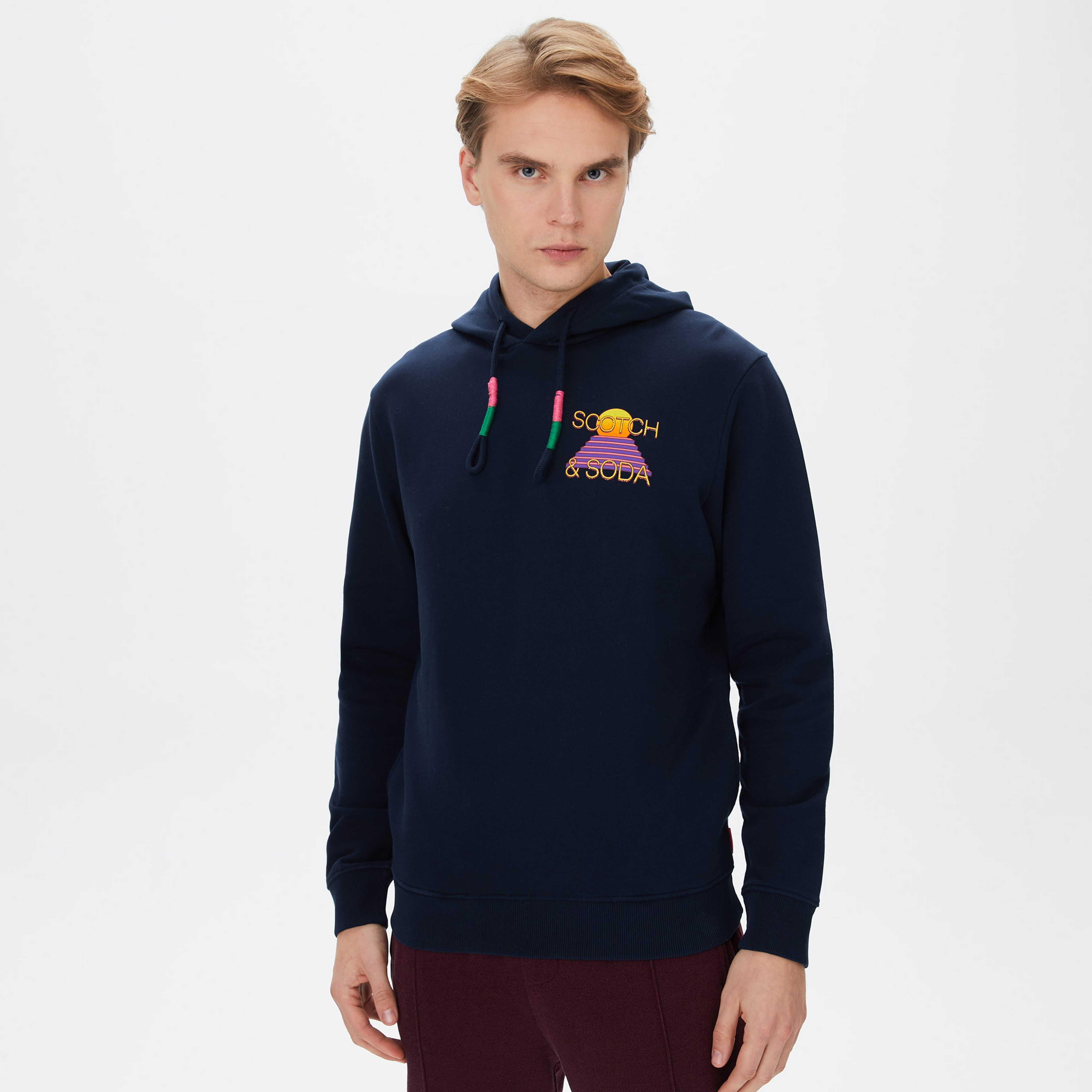 Scotch&Soda Erkek Siyah Sweatshirt