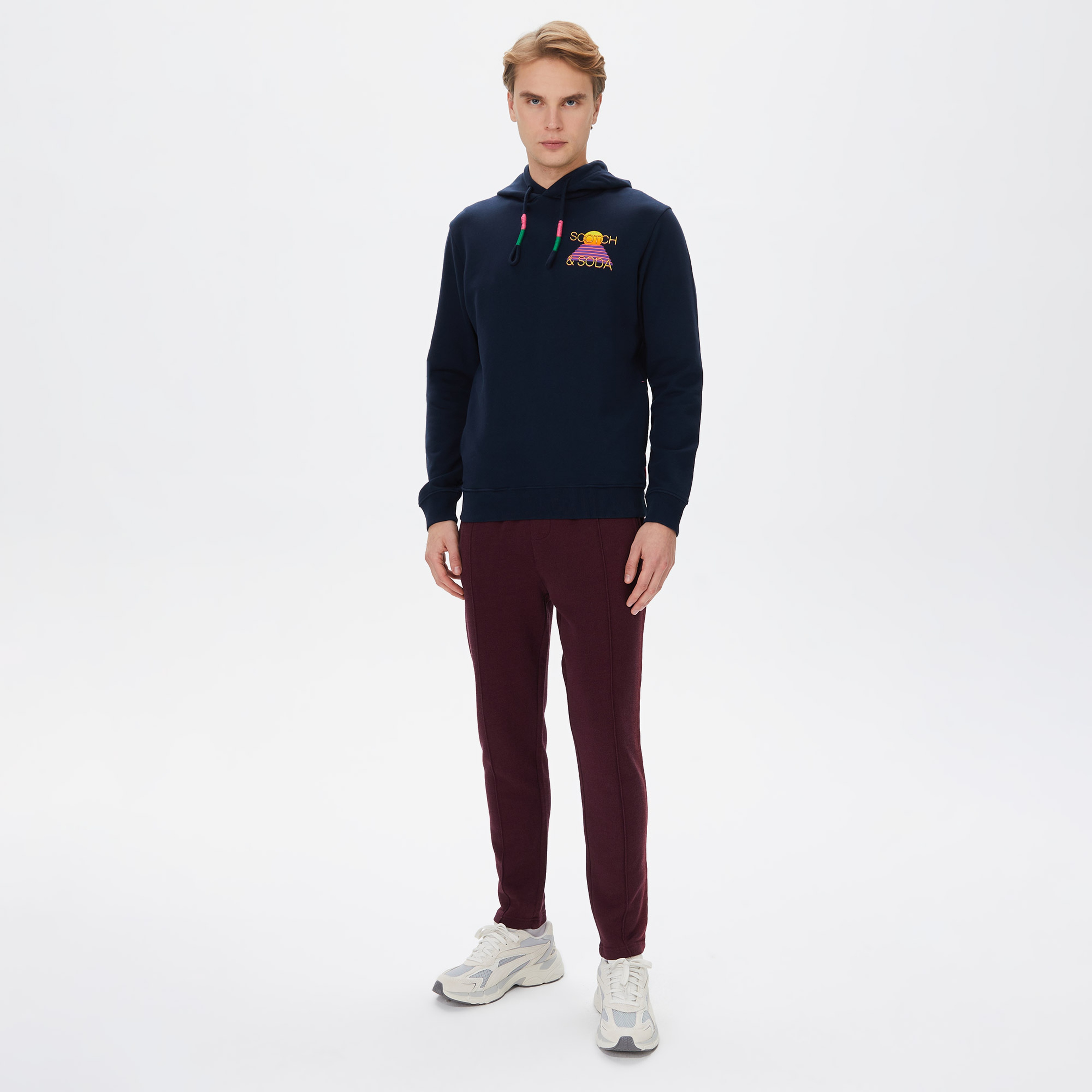 Scotch&Soda Erkek Siyah Sweatshirt