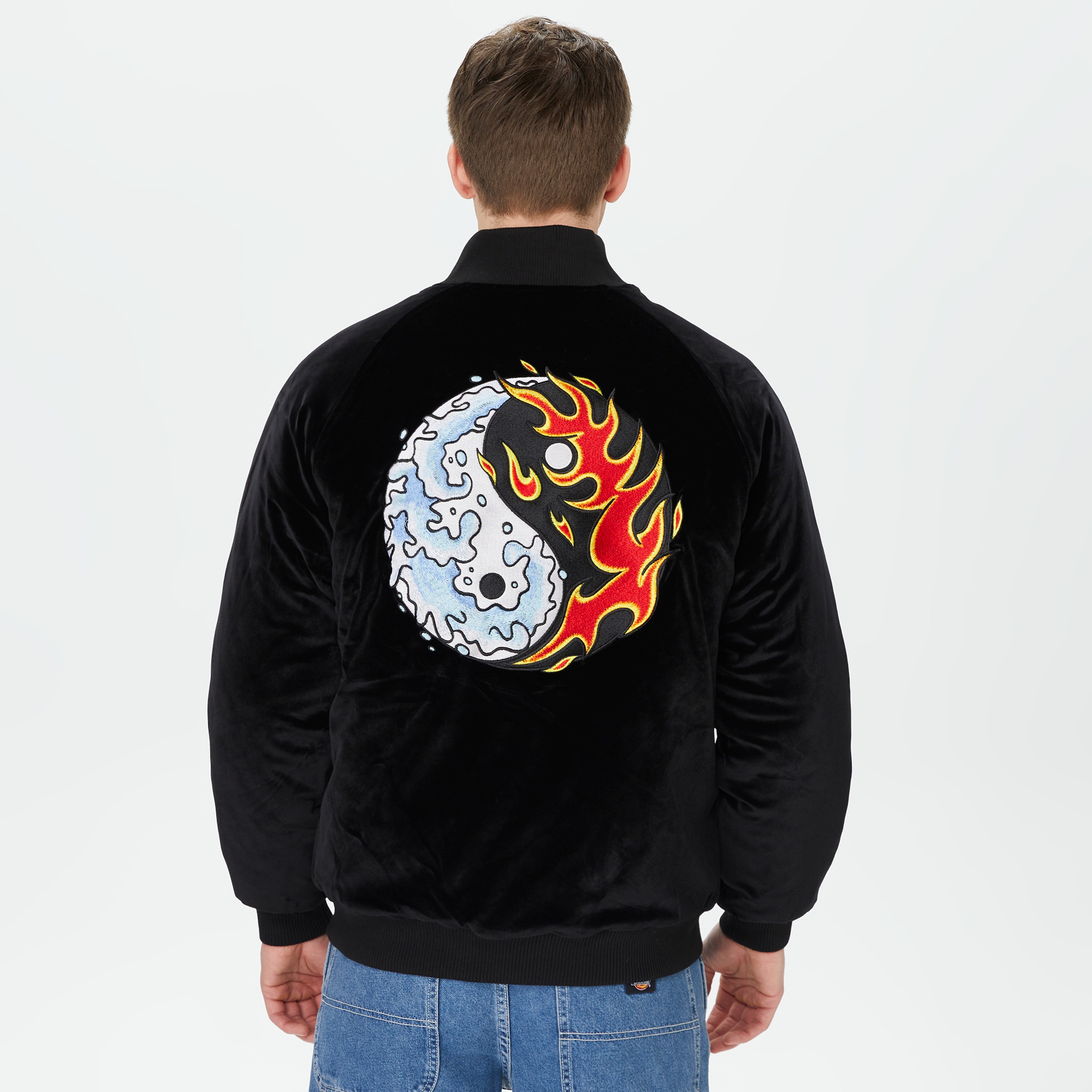 HUF Destructive Skajyan Erkek Siyah Ceket