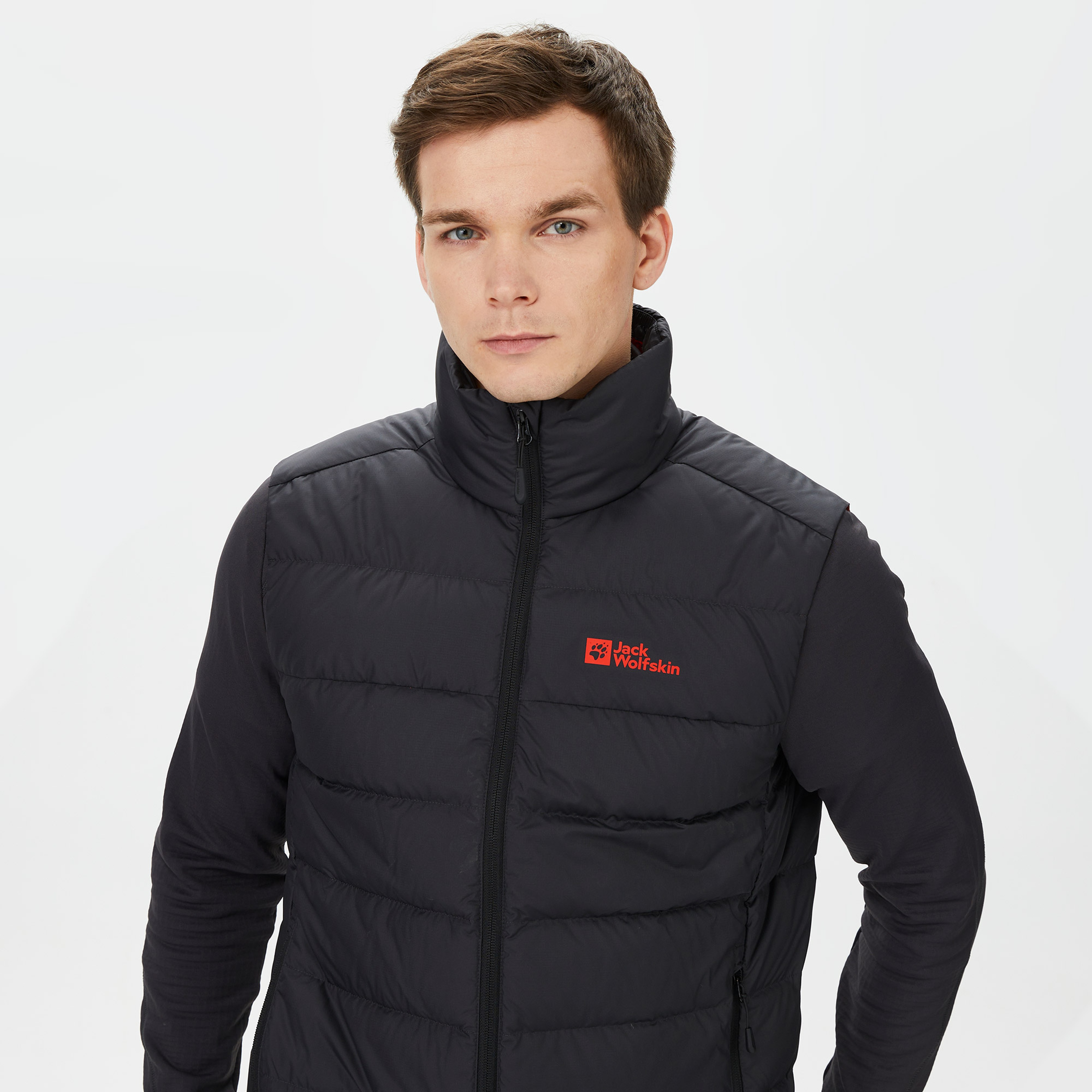 Jack Wolfskin Ather Down Vest Erkek Siyah Yelek