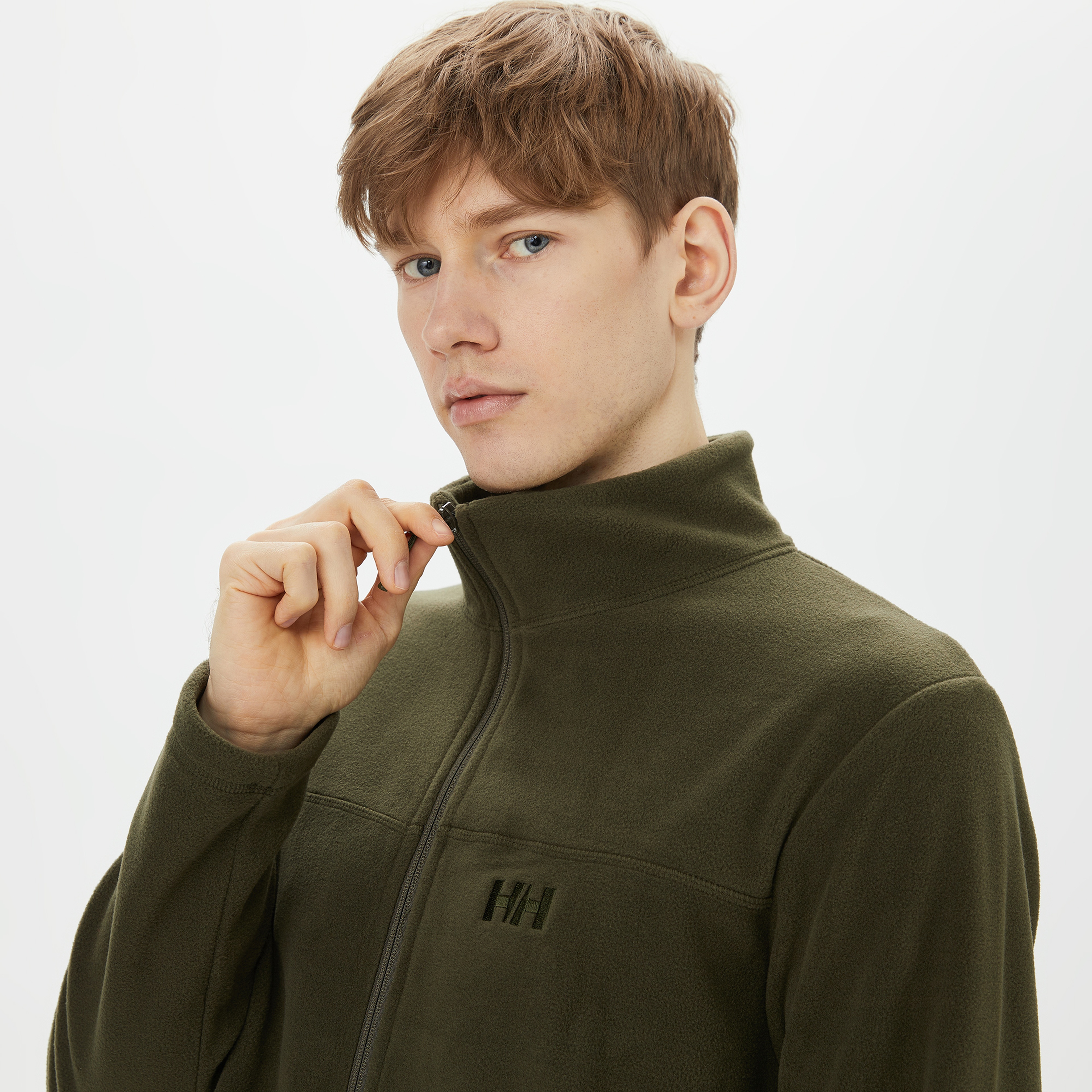 Helly Hansen Zippy Polar Erkek Yeşil Outdoor Ceket