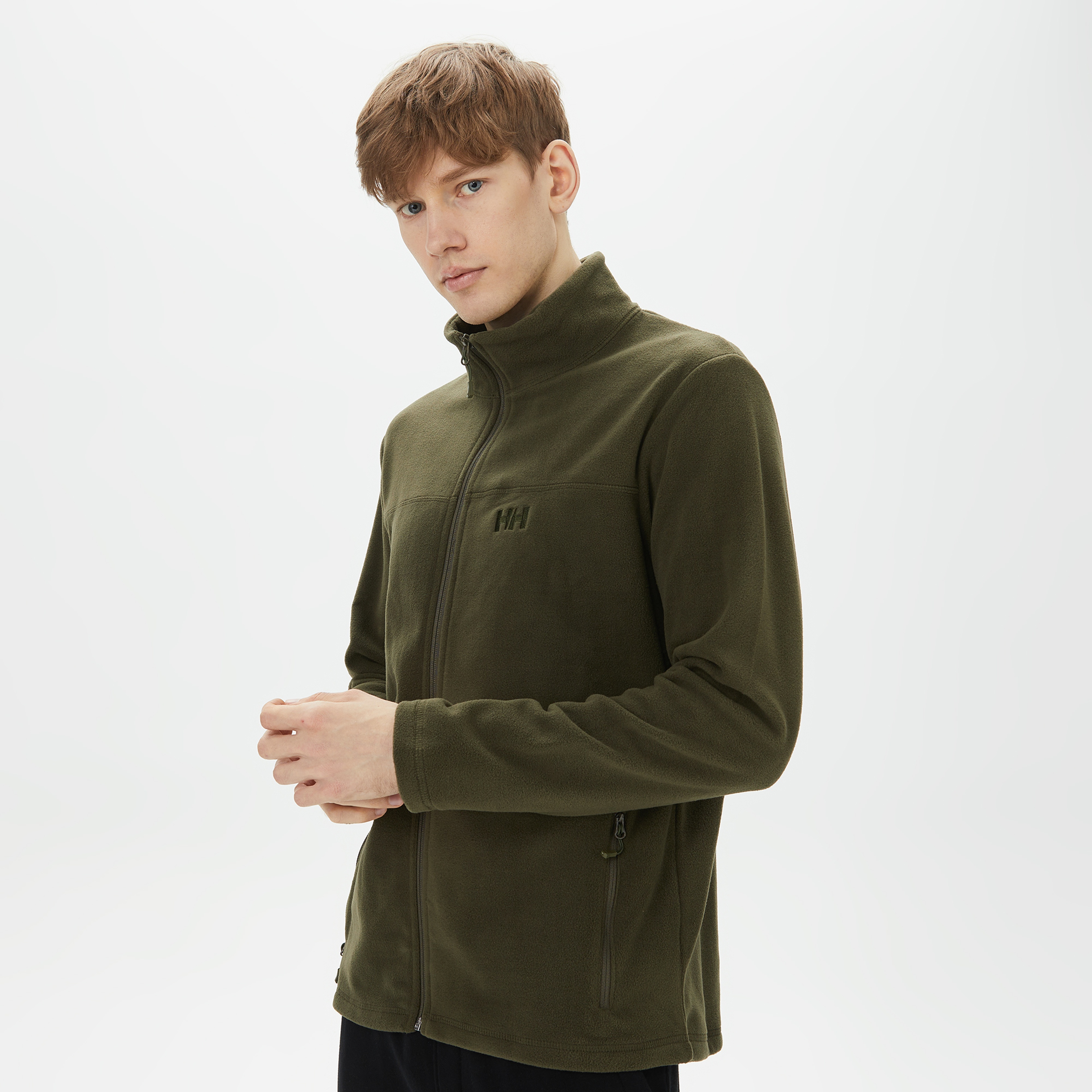 Helly Hansen Zippy Polar Erkek Yeşil Outdoor Ceket