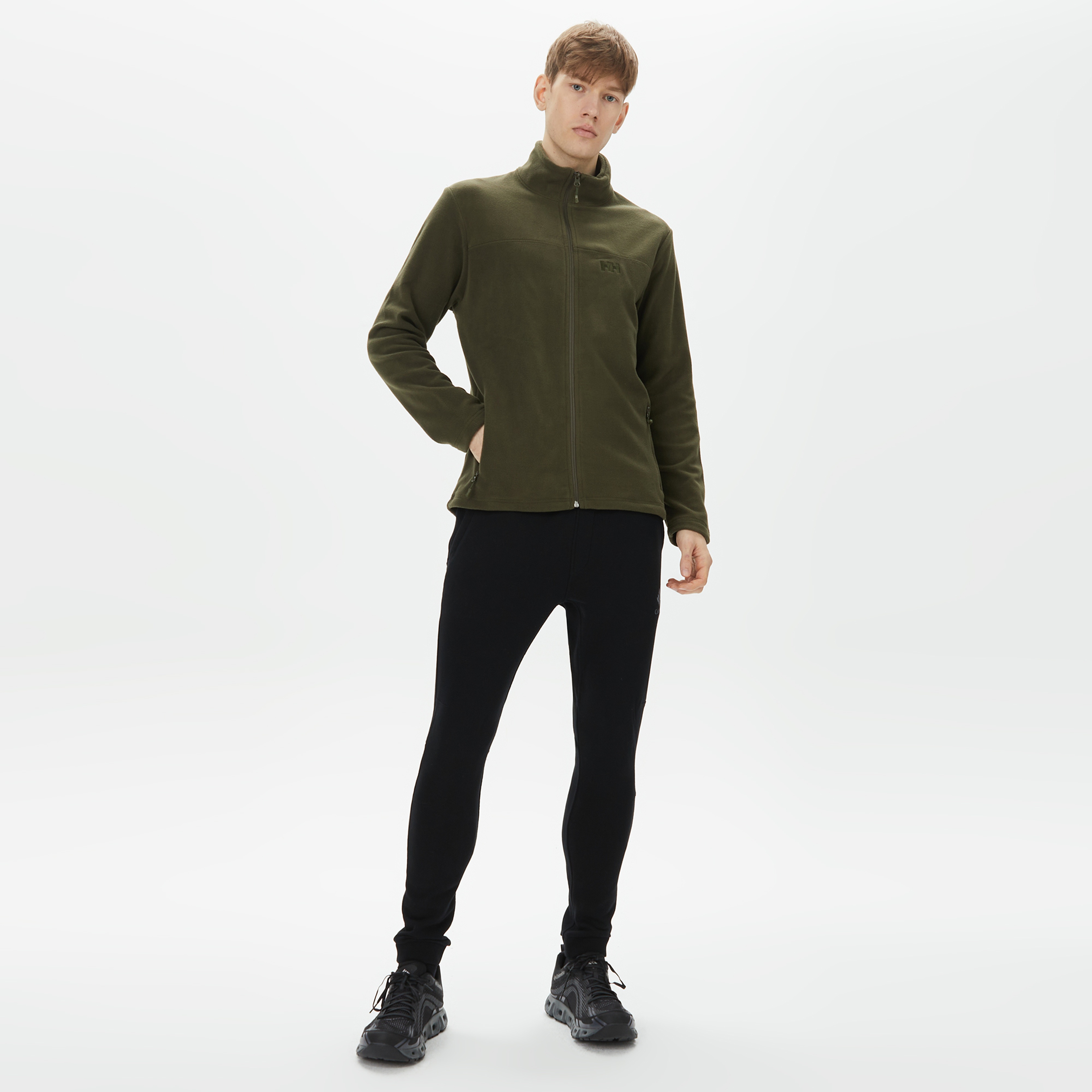 Helly Hansen Zippy Polar Erkek Yeşil Outdoor Ceket