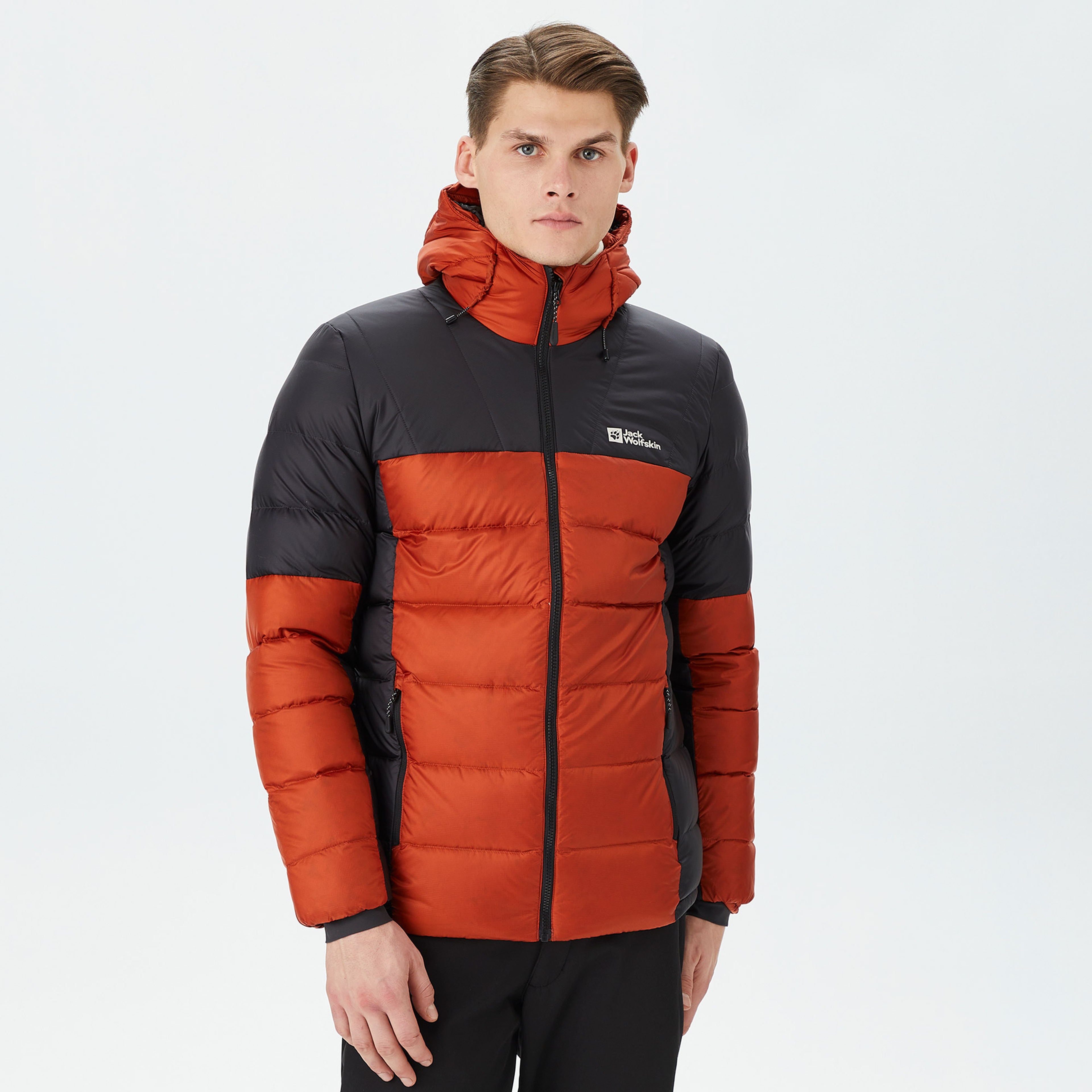 Jack Wolfskin Nebelhorn Down Hoody Erkek Kırmızı Mont