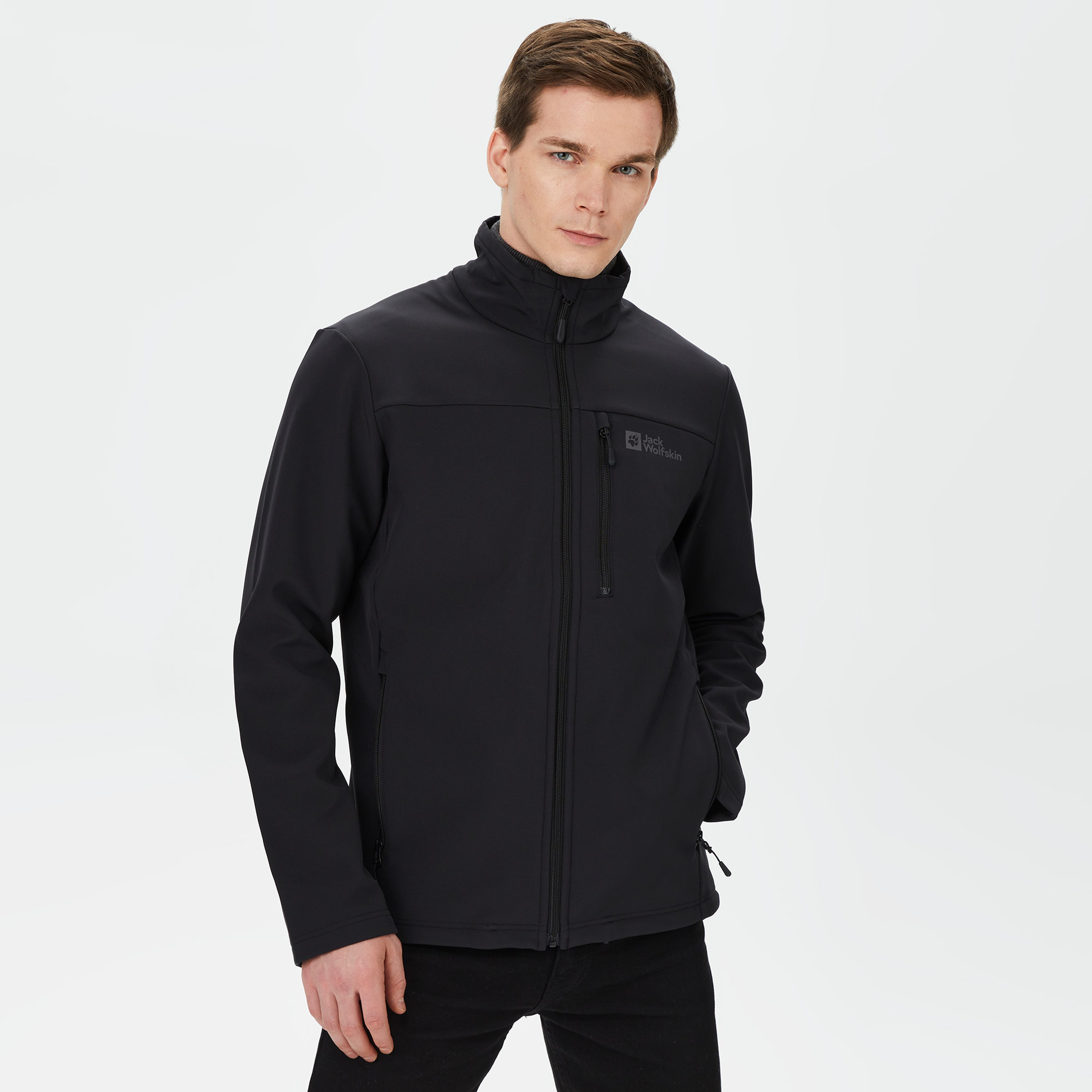 Jack Wolfskin Whirlwind Erkek Siyah Mont
