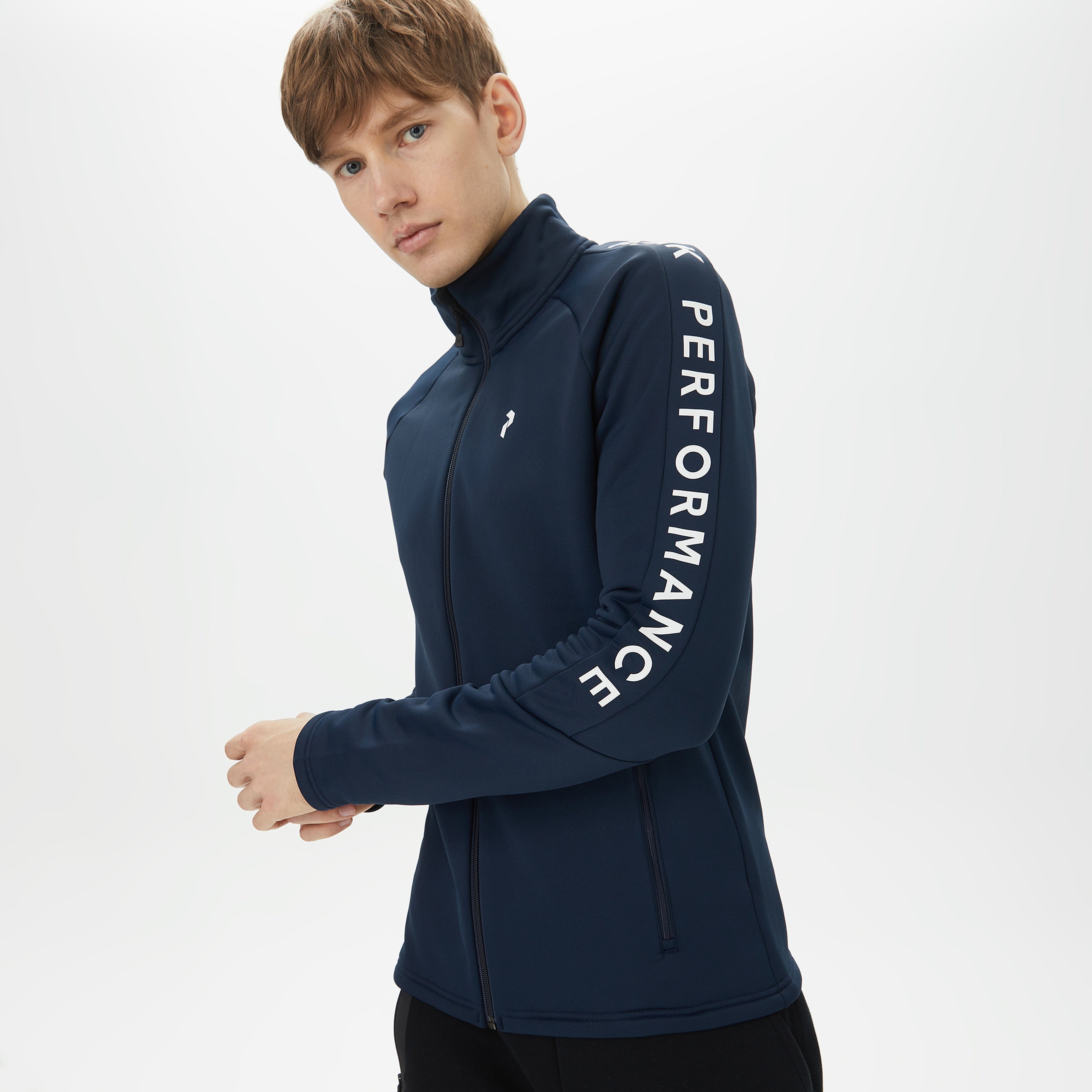 Peak Performance Rider Zip Erkek Lacivert Outdoor Ceket