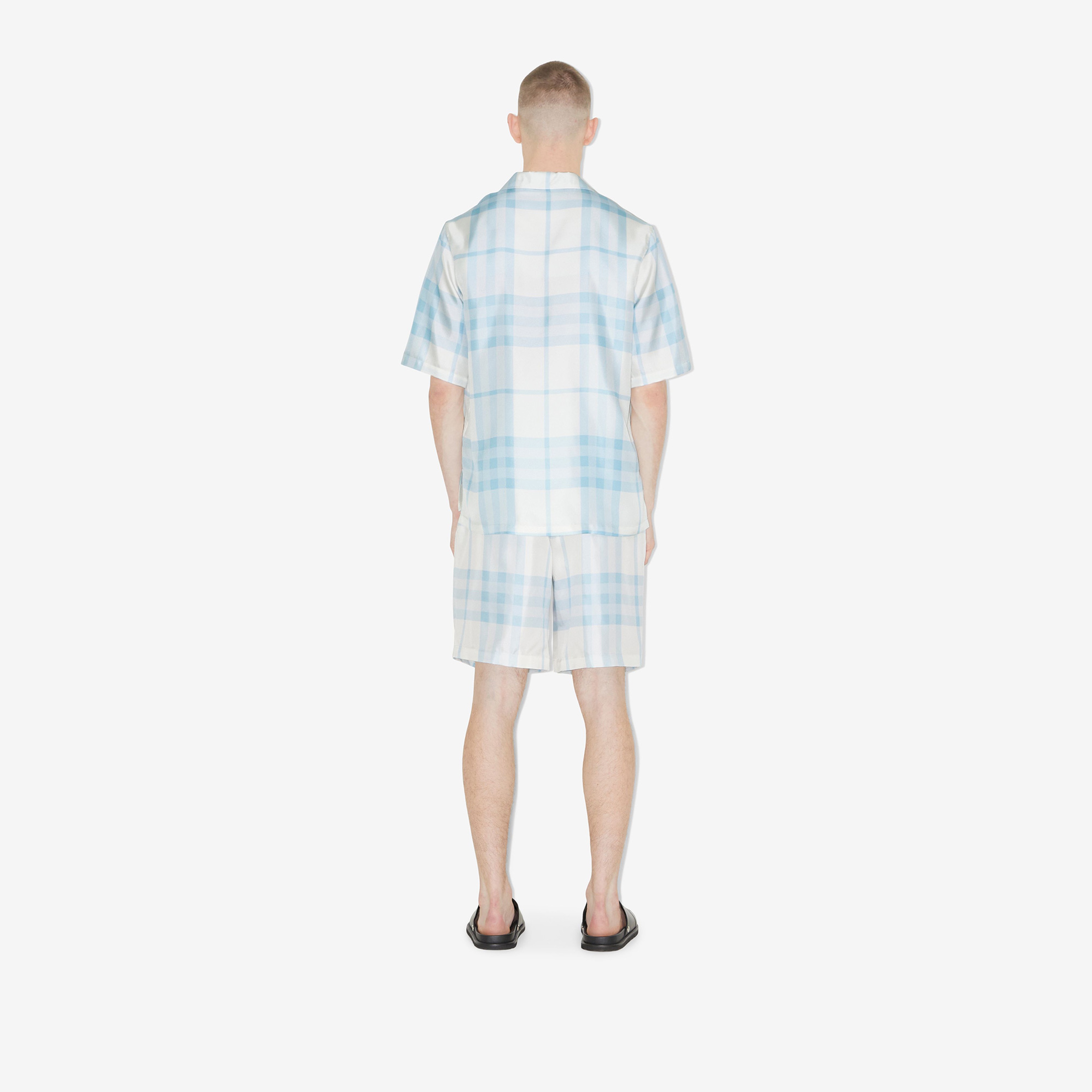 Burberry Erkek Mavi Gömlek