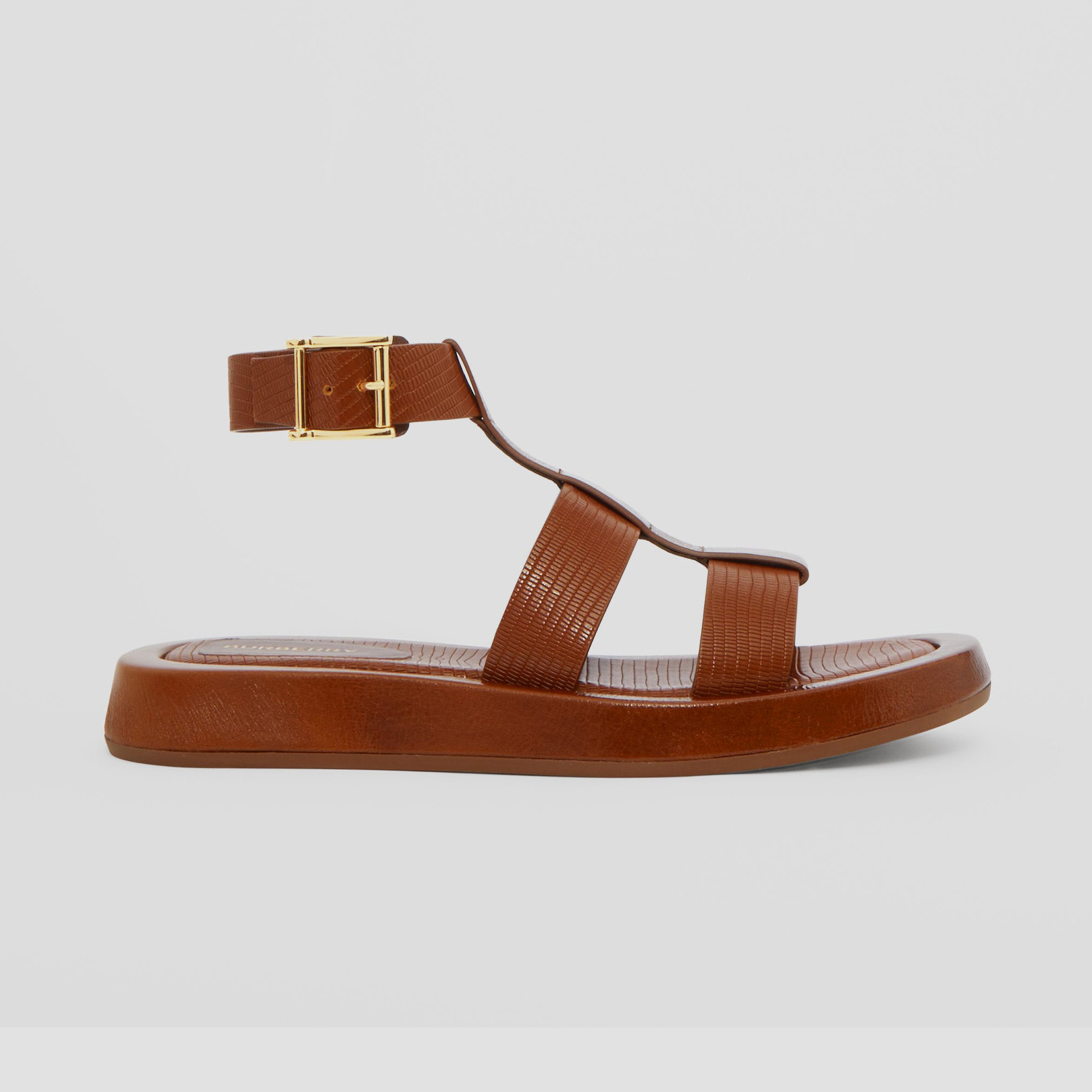 Burberry Kadın Kahverengi Sandalet