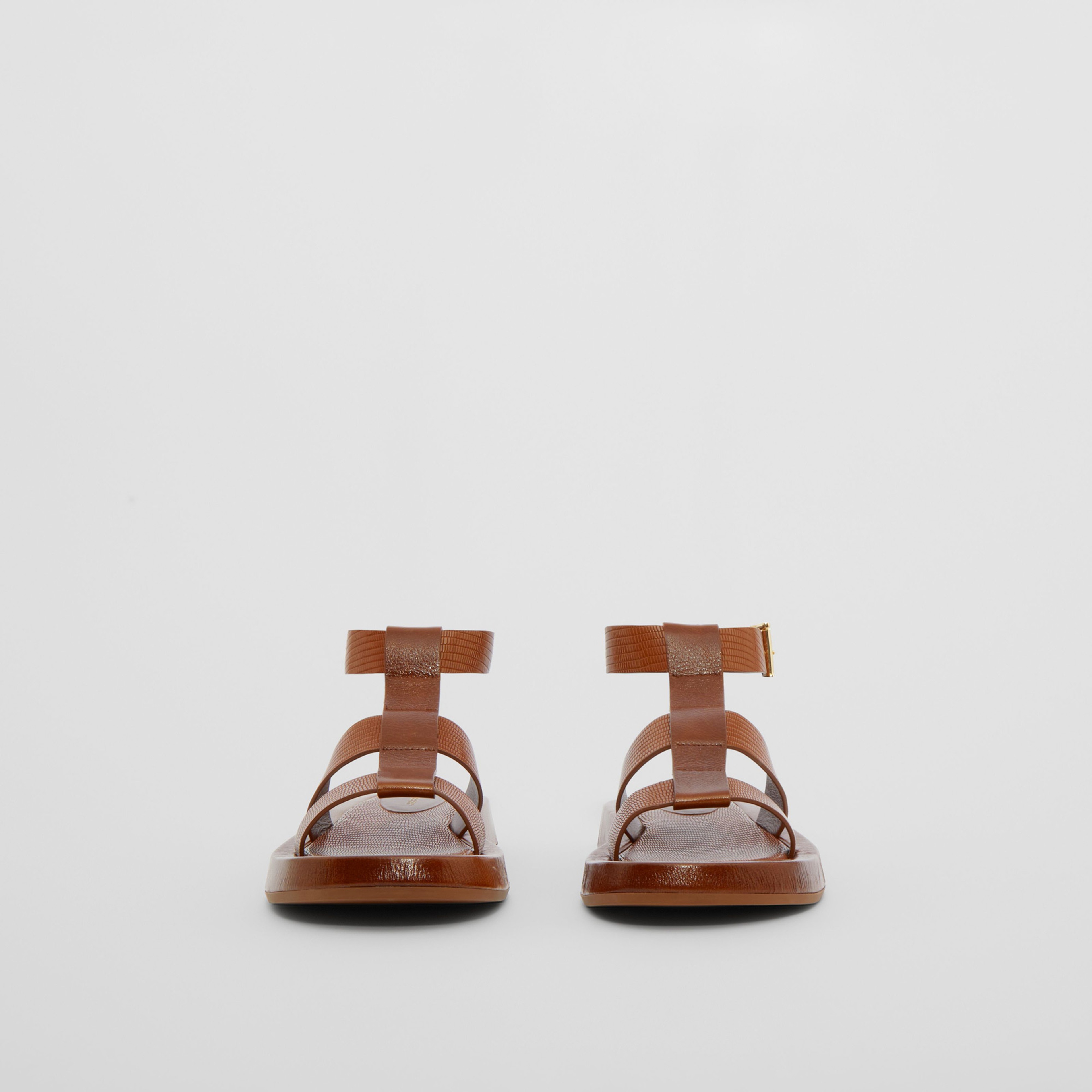 Burberry Kadın Kahverengi Sandalet