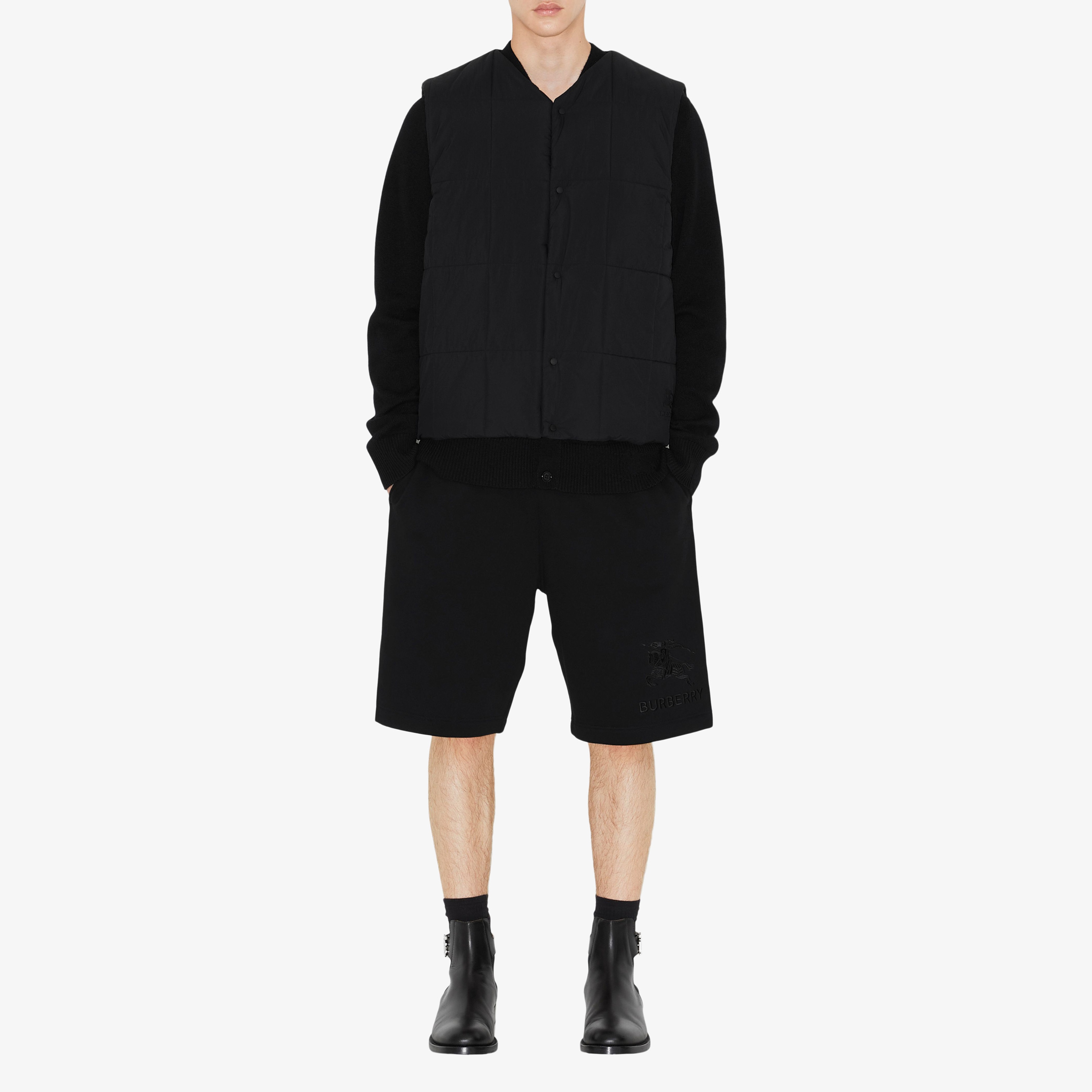 Burberry Erkek Siyah Mont