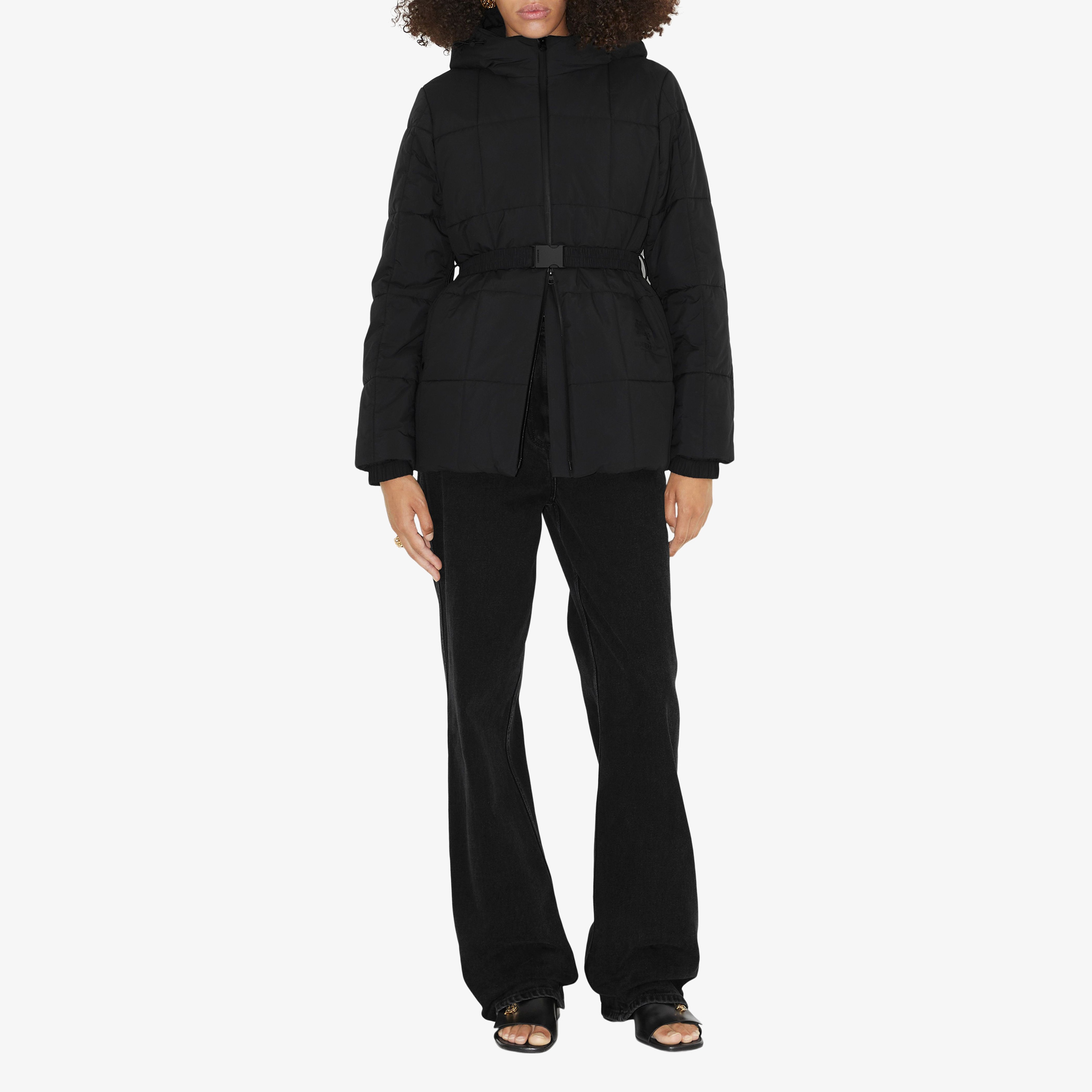 Burberry Kadın Siyah Mont