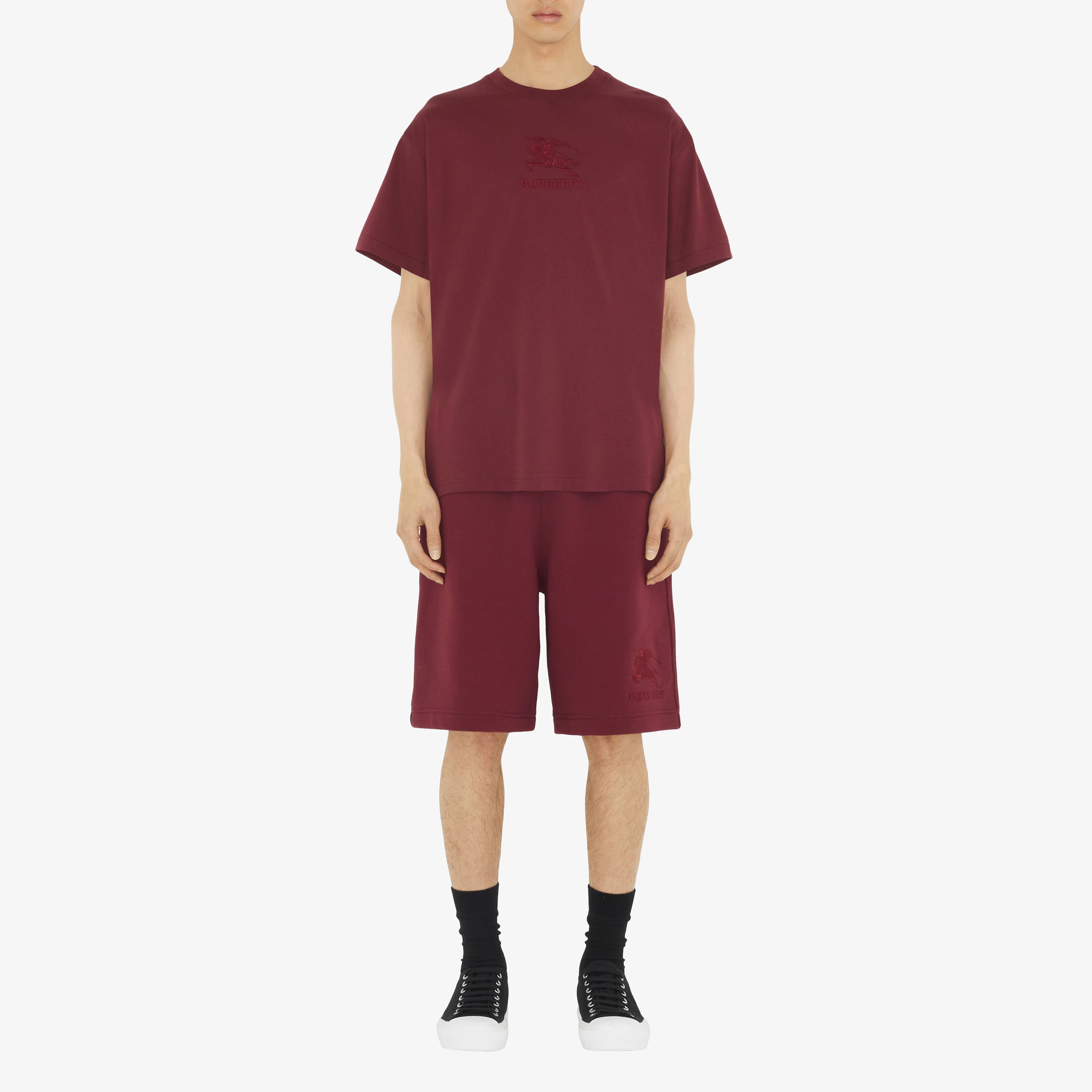 Burberry Erkek Bordo T-Shirt