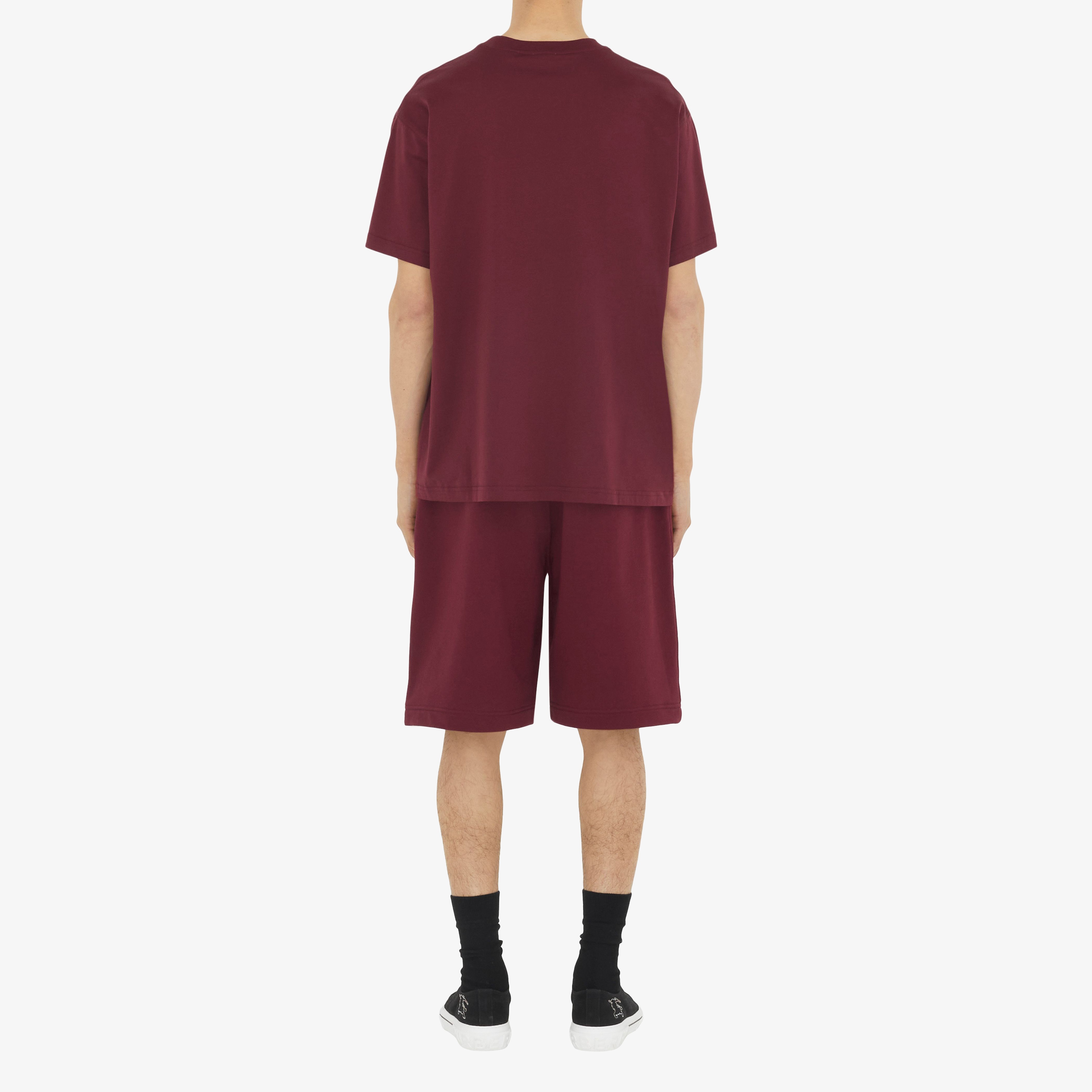 Burberry Erkek Bordo T-Shirt