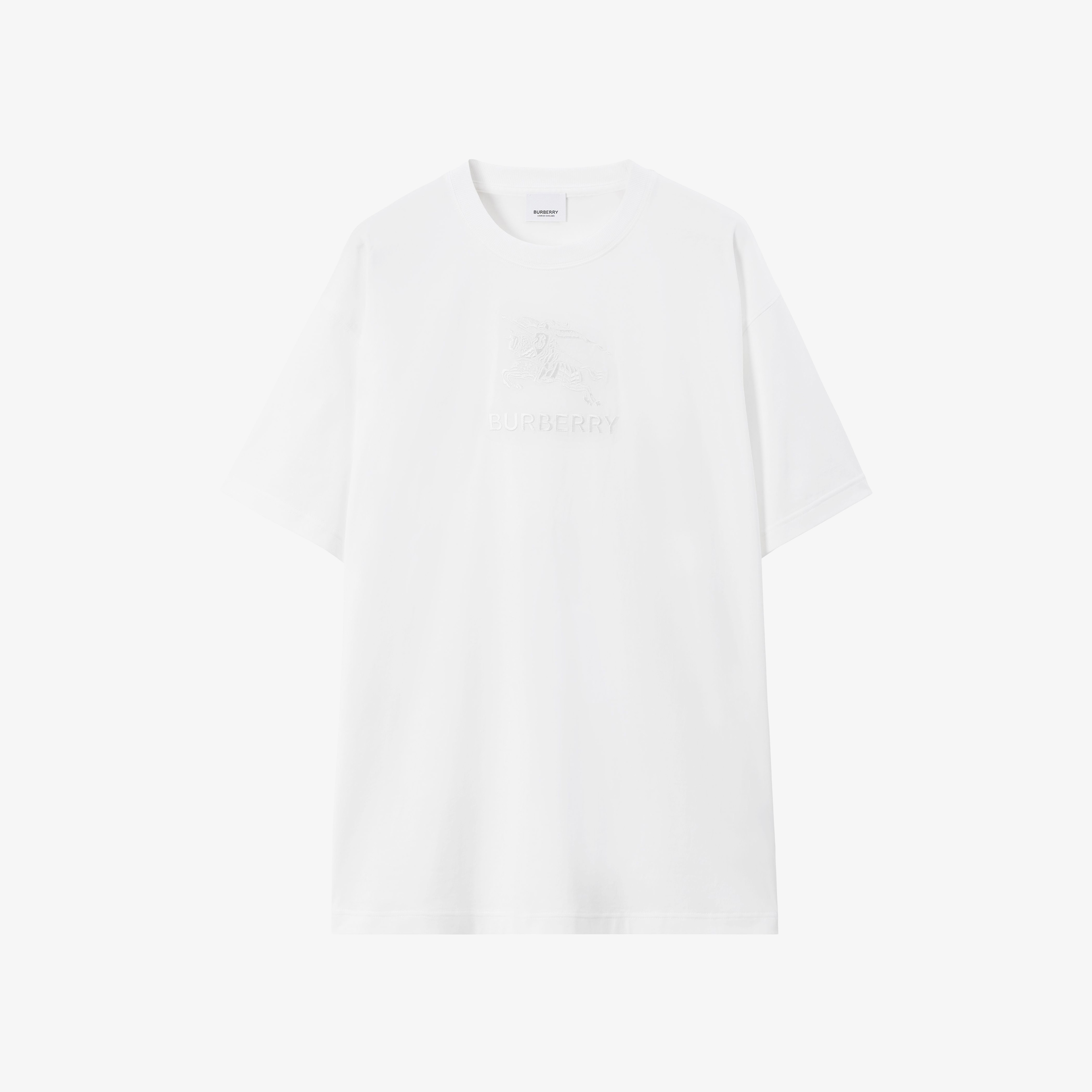 Burberry Erkek Beyaz T-Shirt