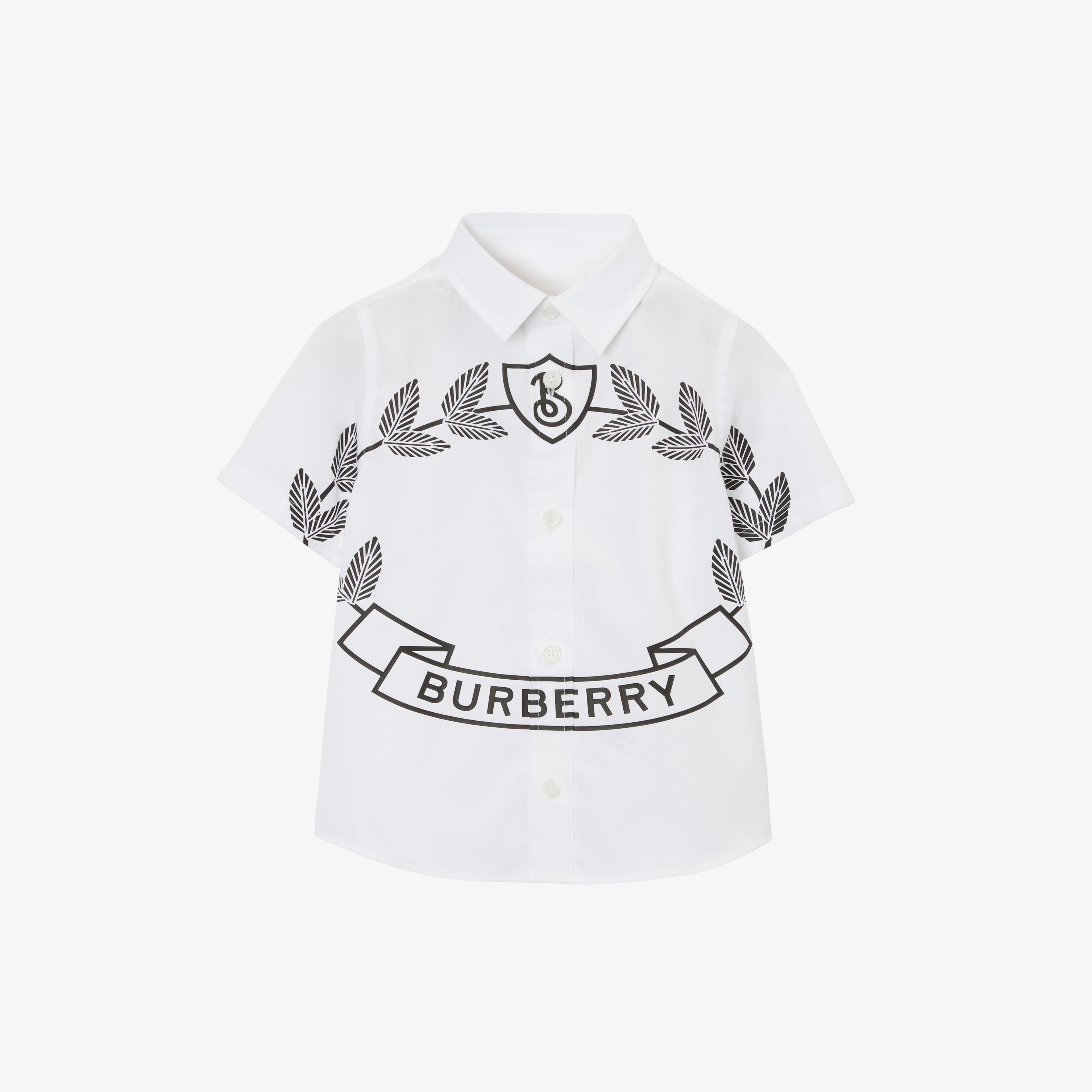 Burberry Çocuk Beyaz Gömlek