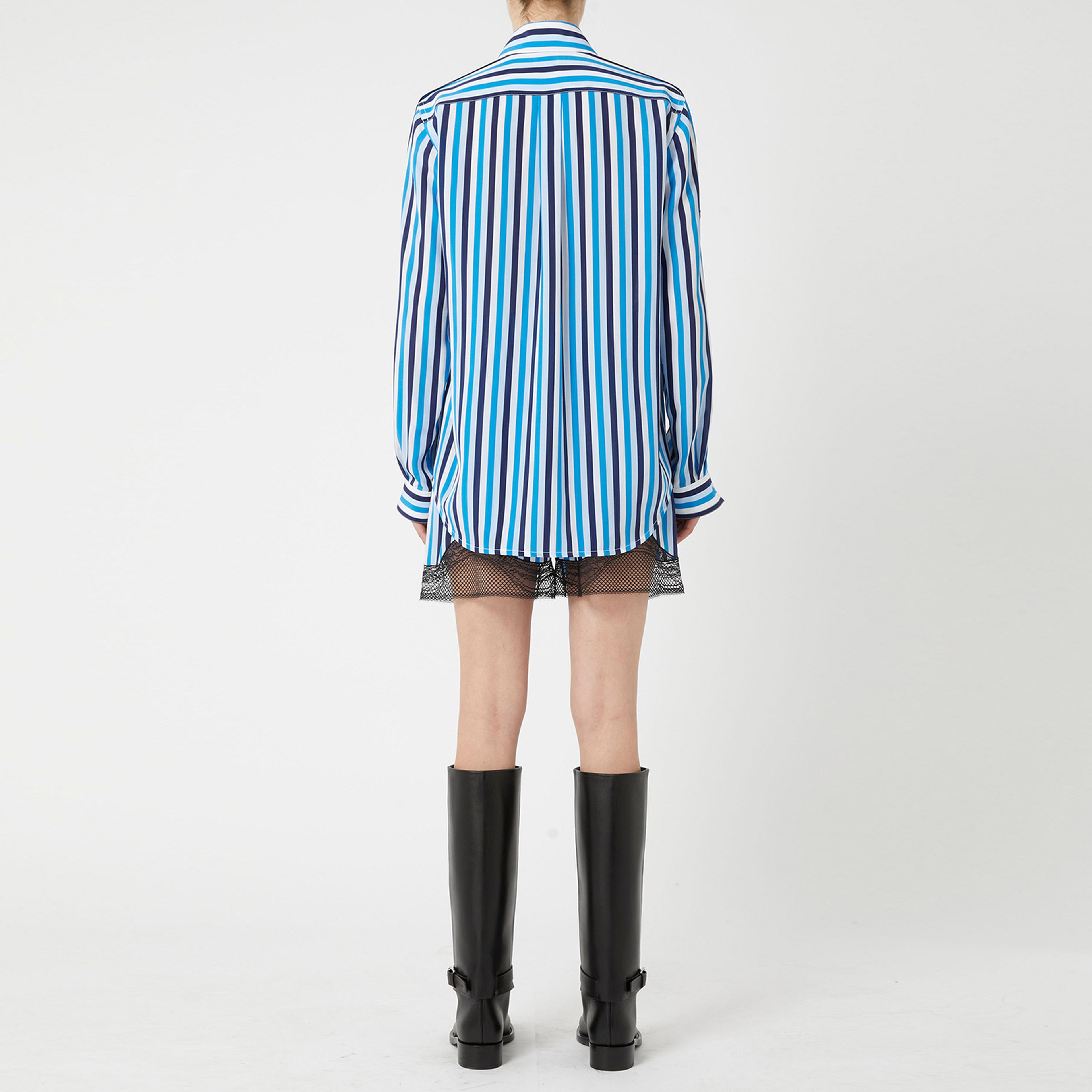 Burberry Kadın Mavi Gömlek