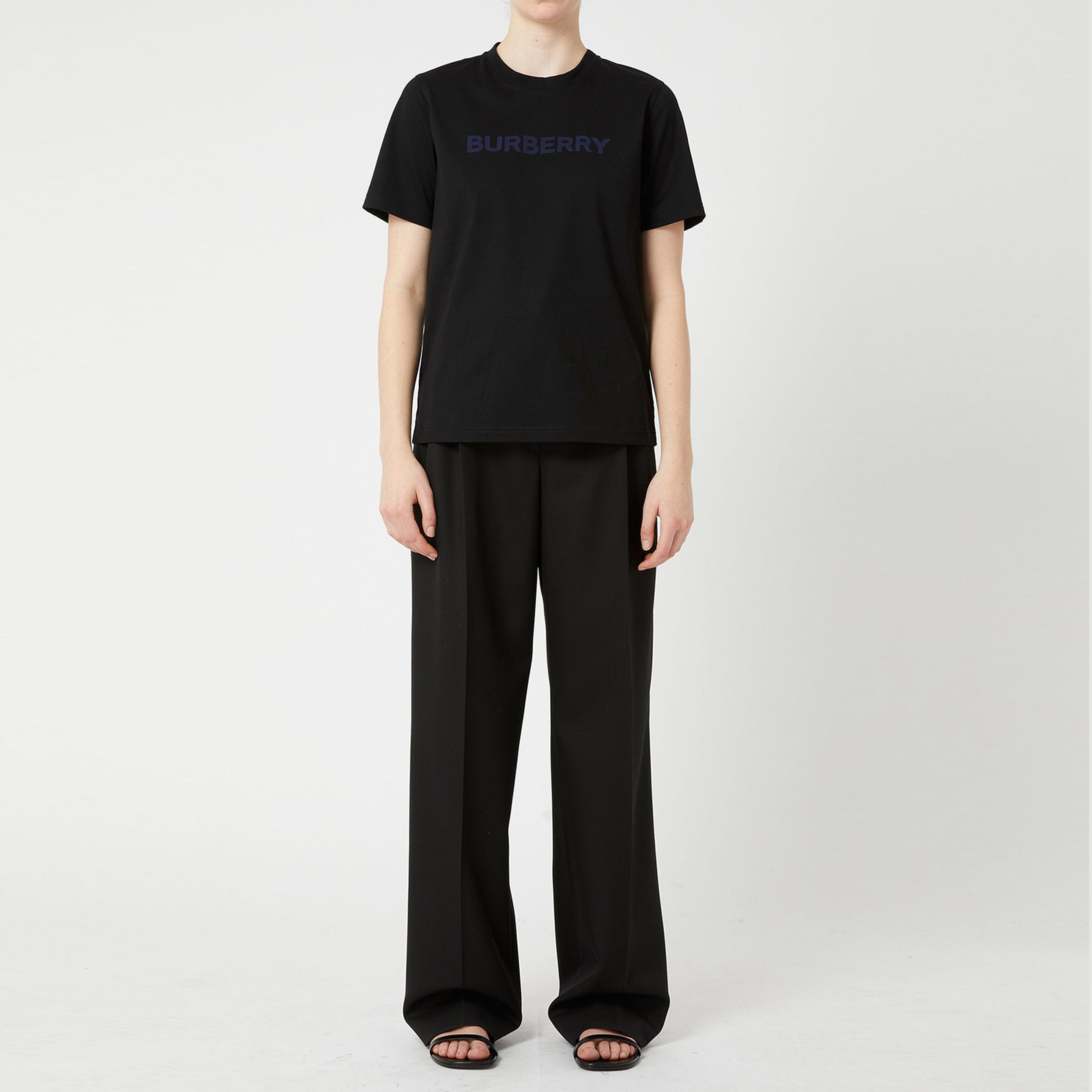 Burberry Kadın Siyah T-Shirt