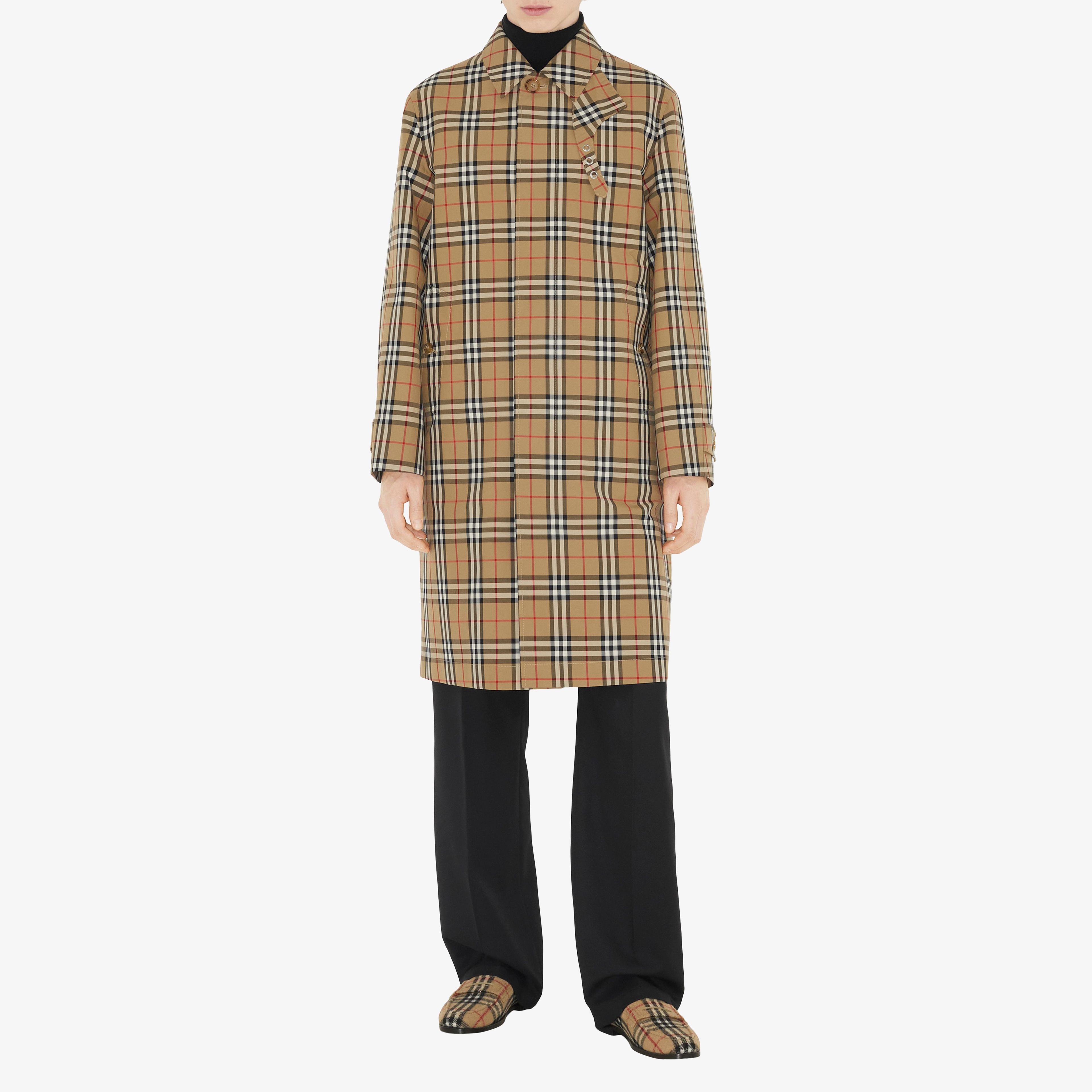 Burberry Erkek Bej Pardesu
