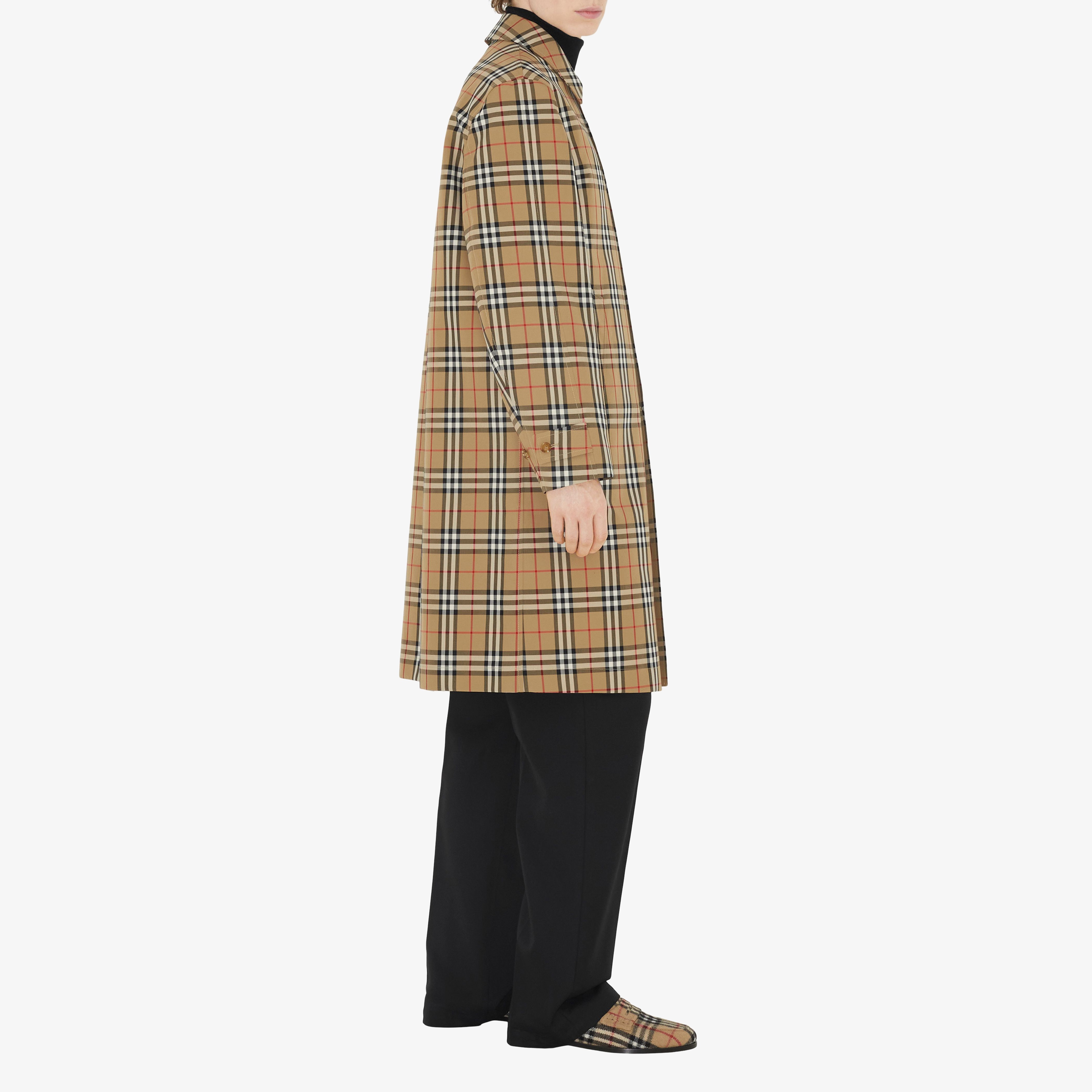 Burberry Erkek Bej Pardesu