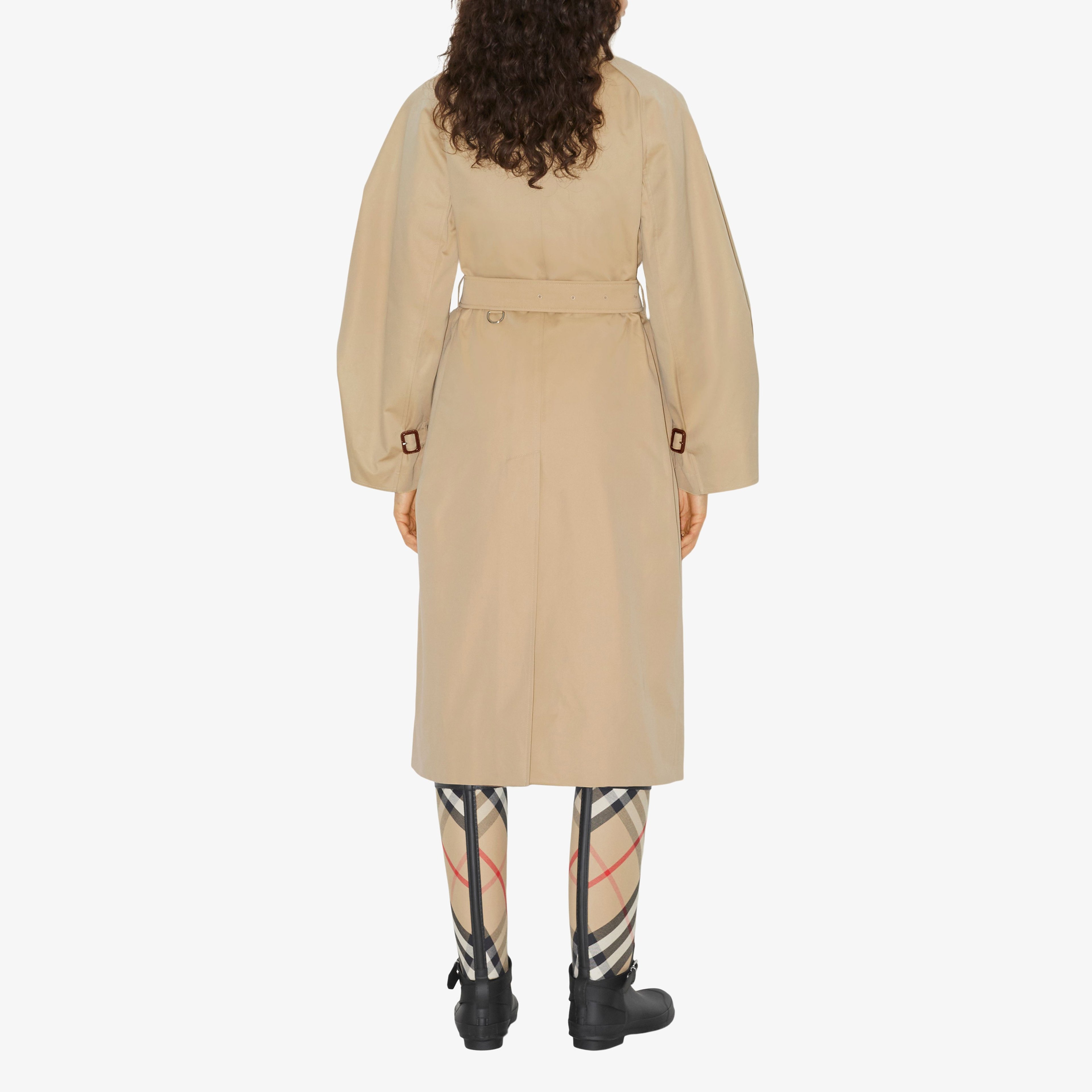 Burberry Kadın Sarı Pardesu