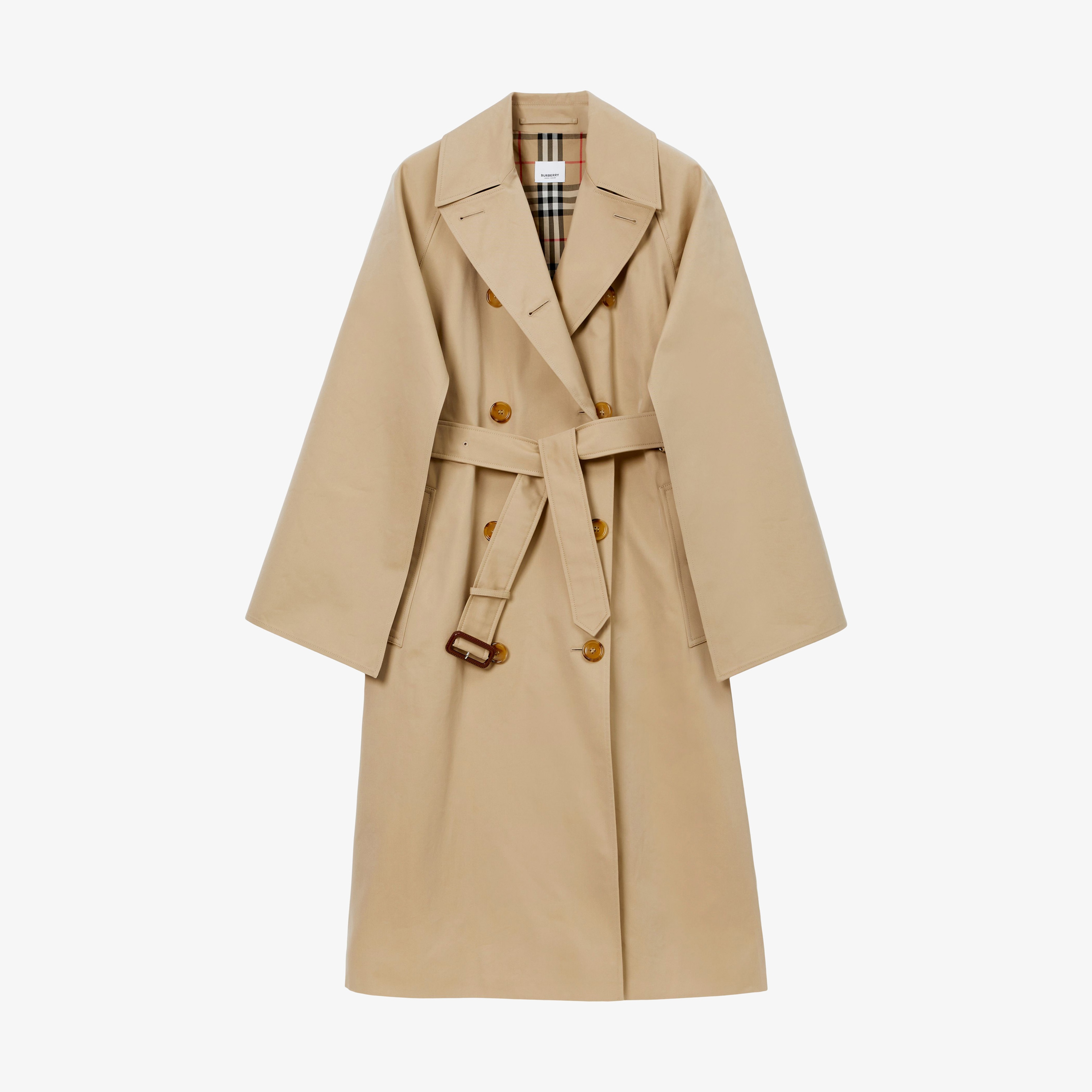 Burberry Kadın Sarı Pardesu