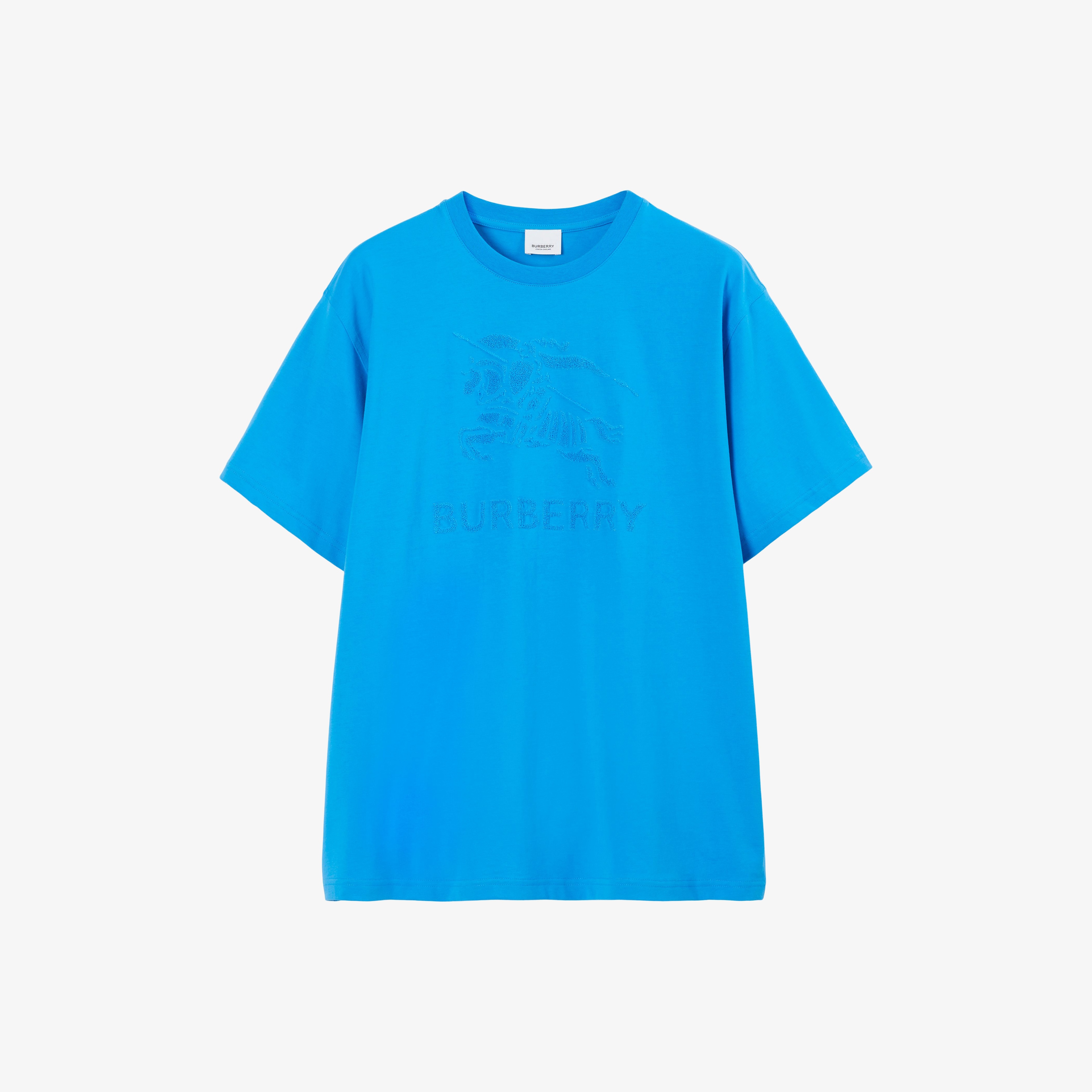 Burberry Erkek Mavi T-Shirt