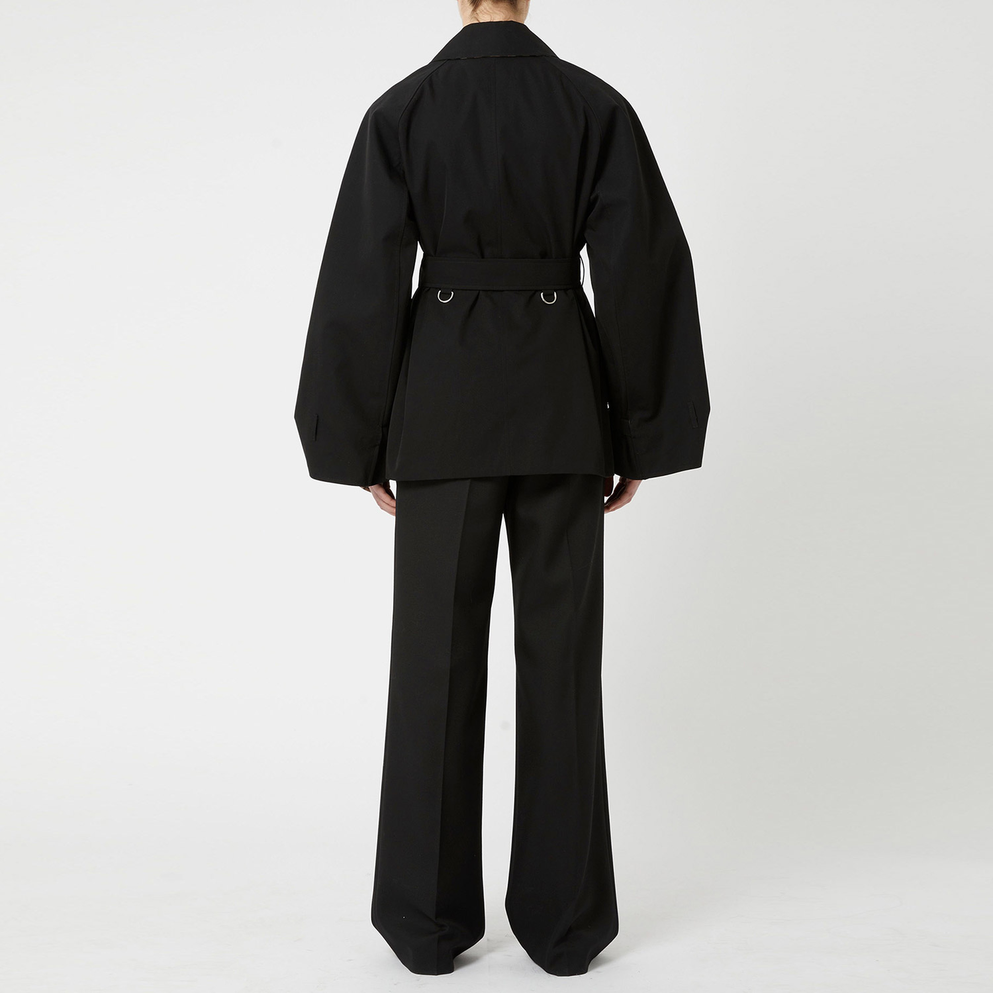 Burberry Kadın Siyah Pardesu