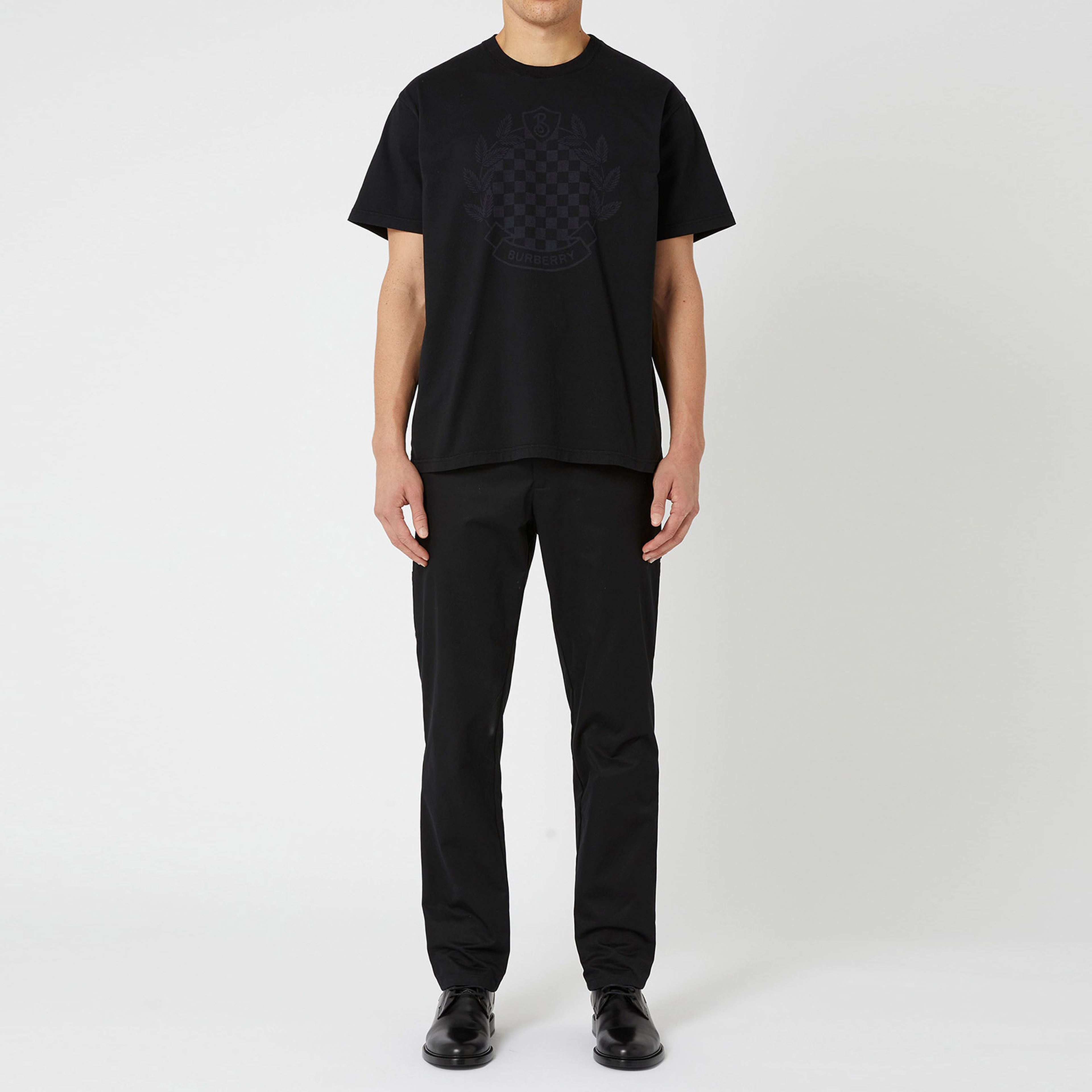 Burberry Erkek Siyah T-Shirt