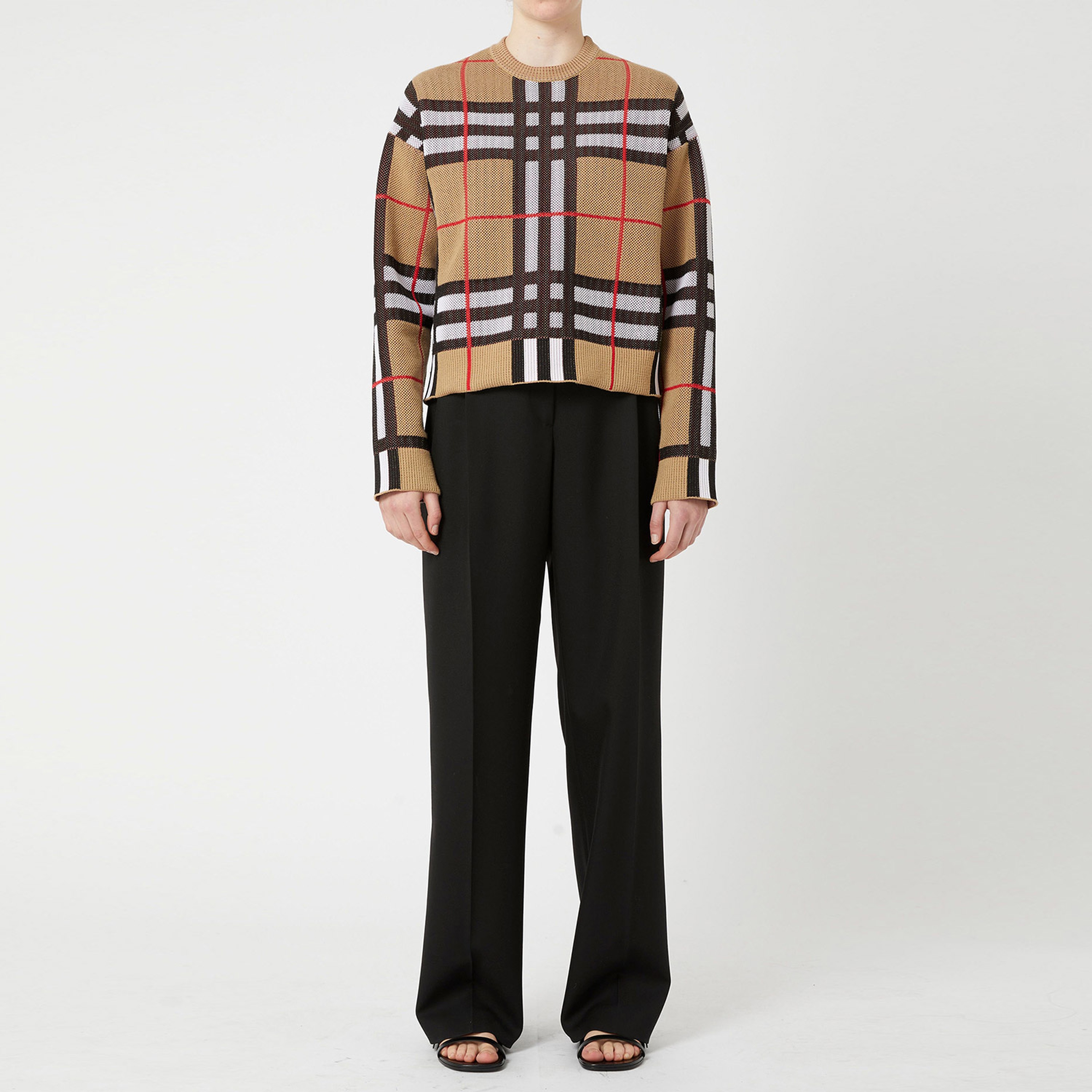 Burberry Kadın Bej Triko