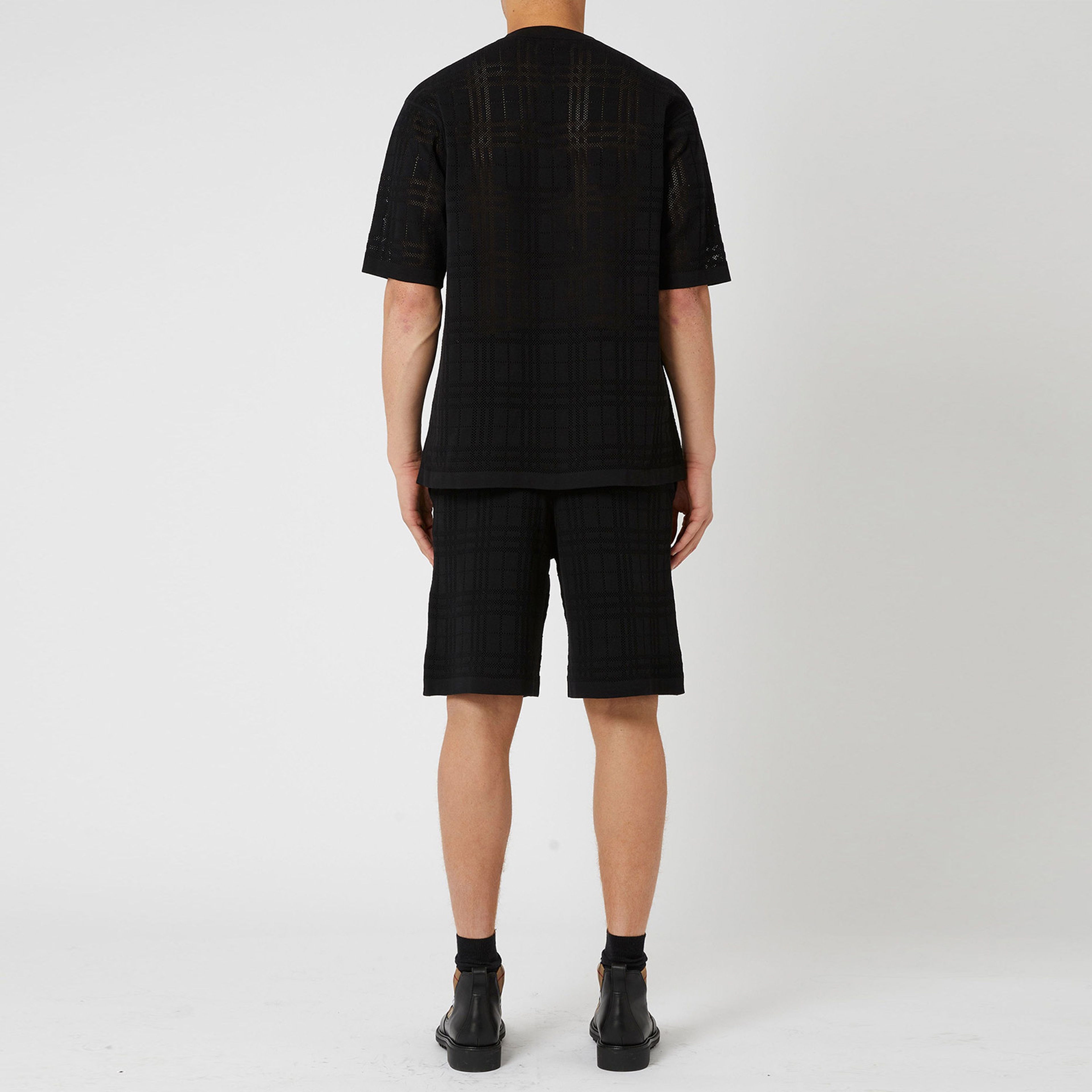 Burberry Erkek Siyah Triko