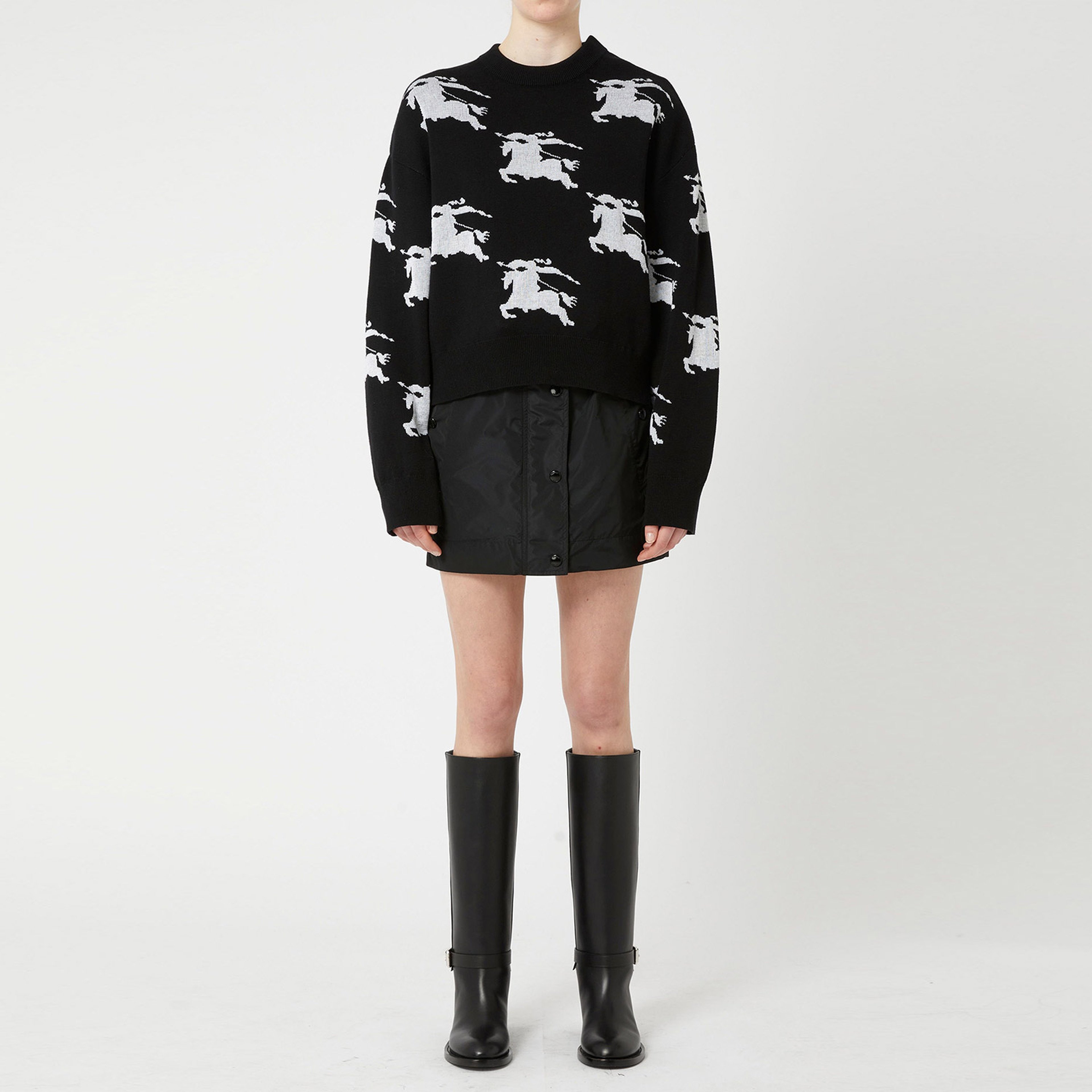 Burberry Kadın Siyah Triko