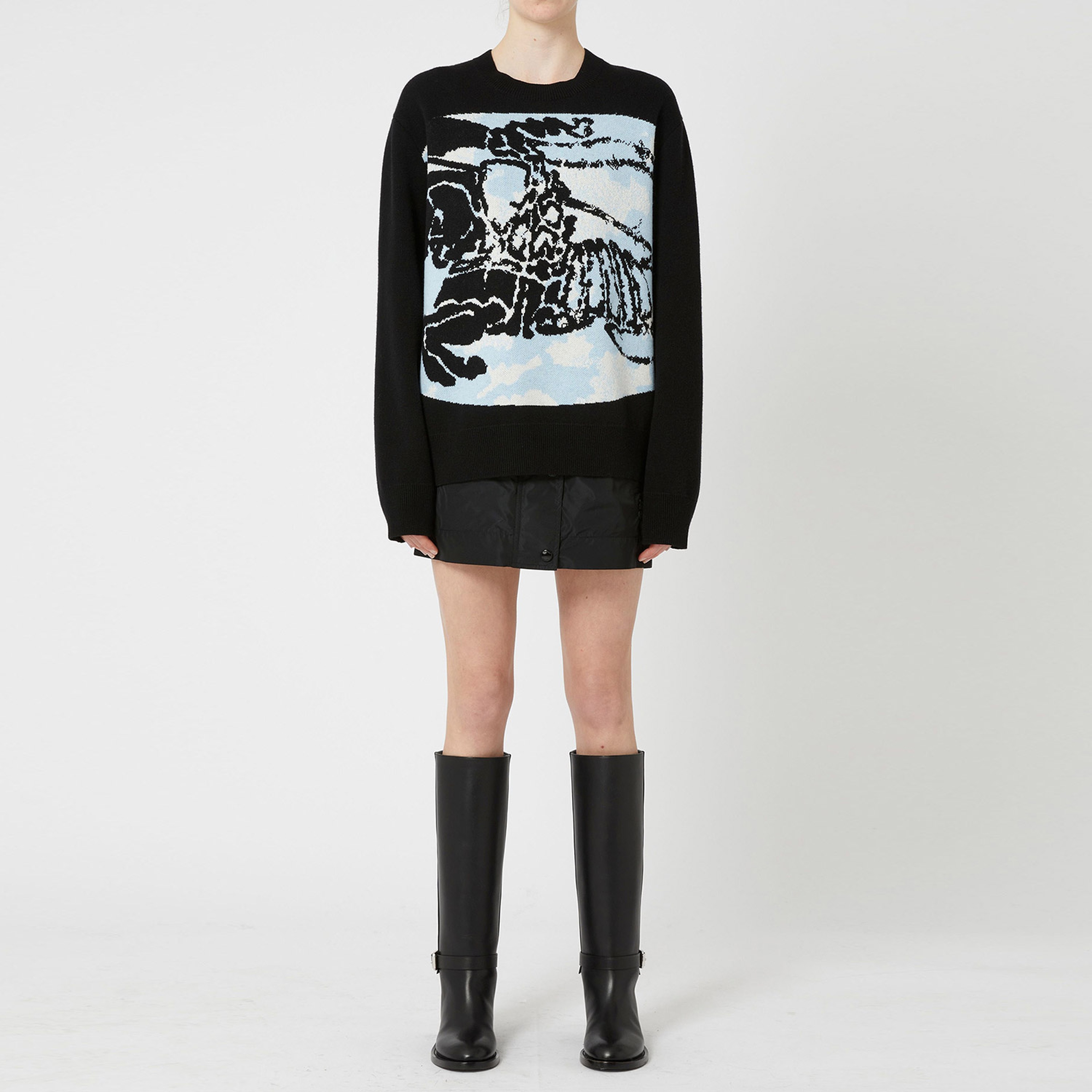 Burberry Kadın Siyah Triko