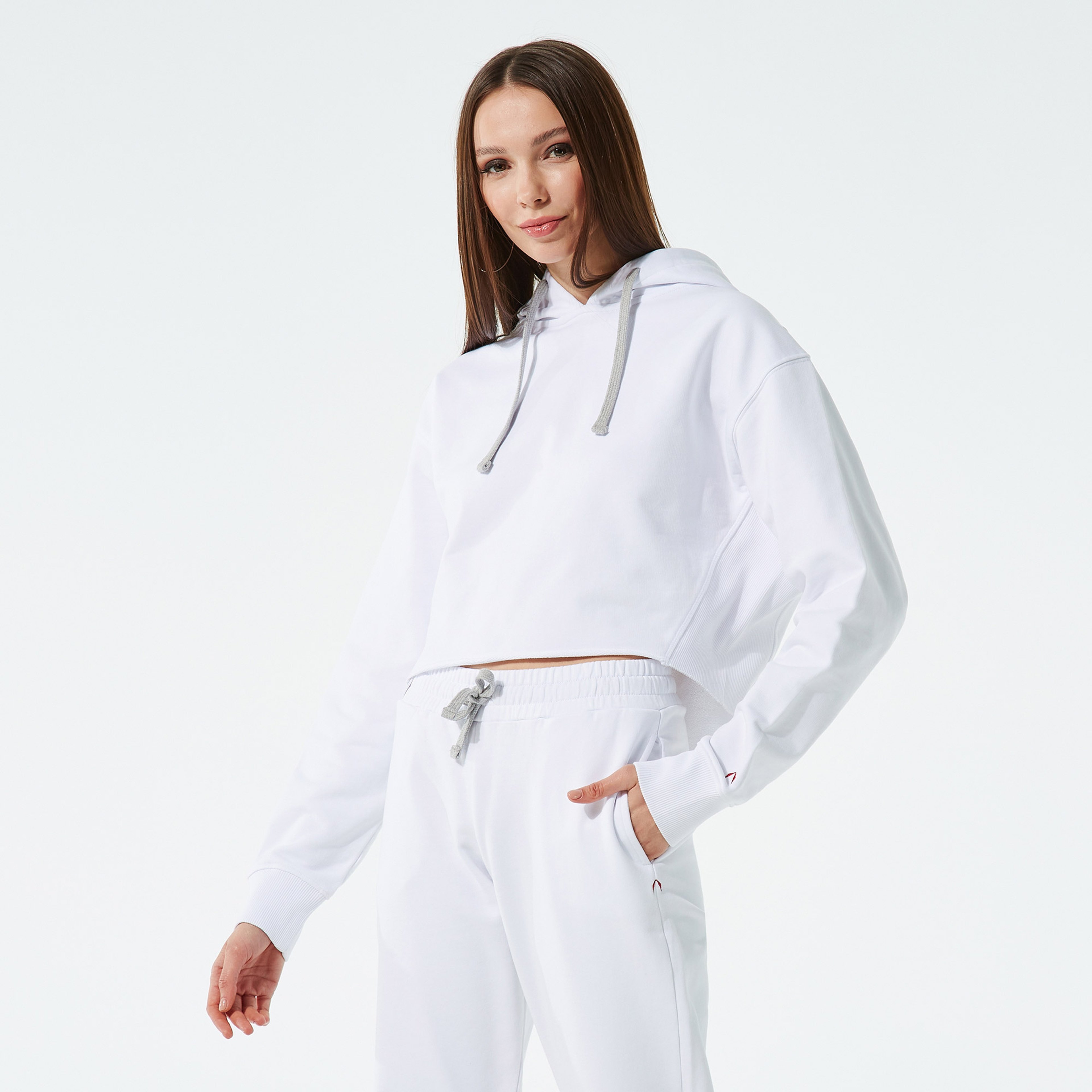 The Stay Line Lumi Kadın Beyaz Hoodie