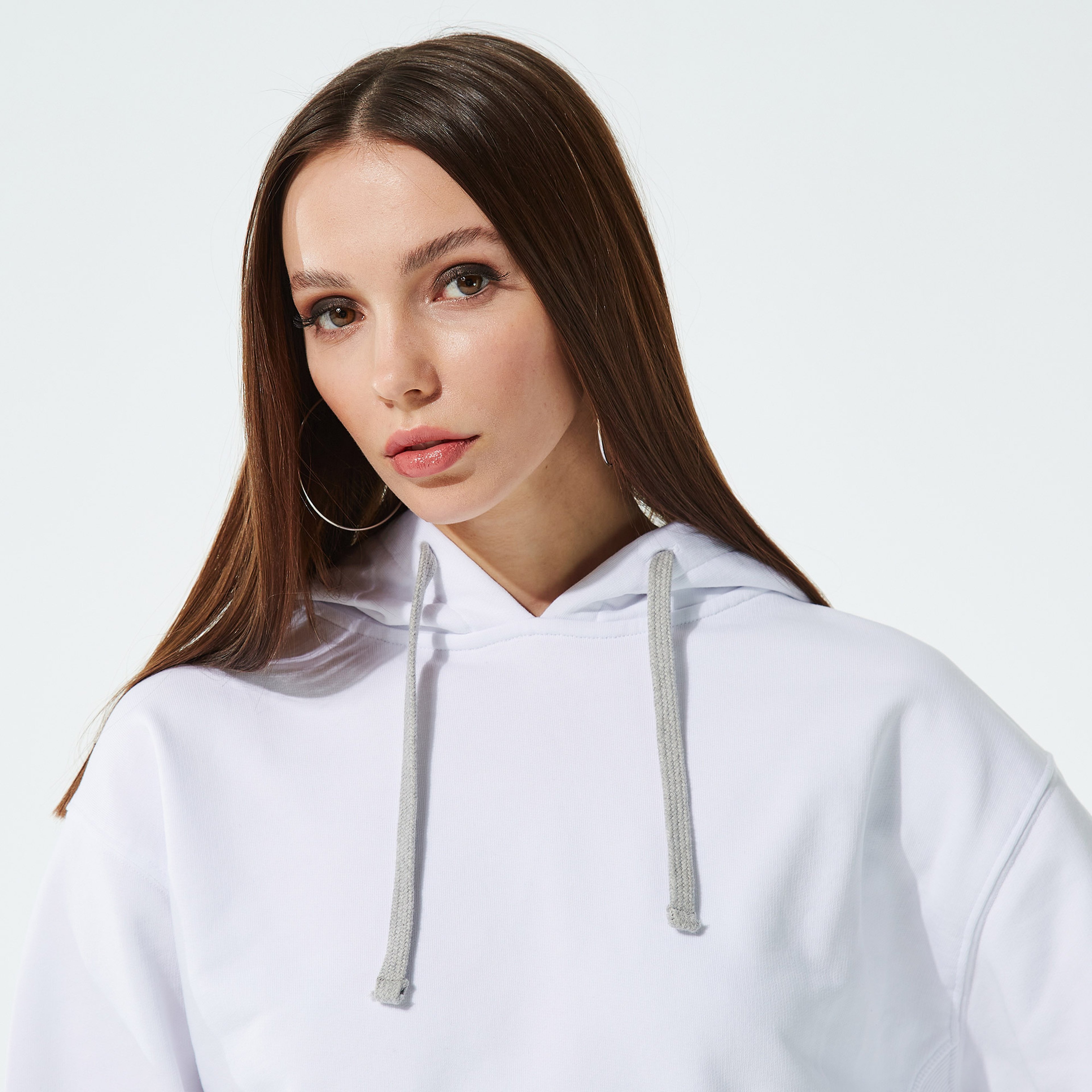 The Stay Line Lumi Kadın Beyaz Hoodie