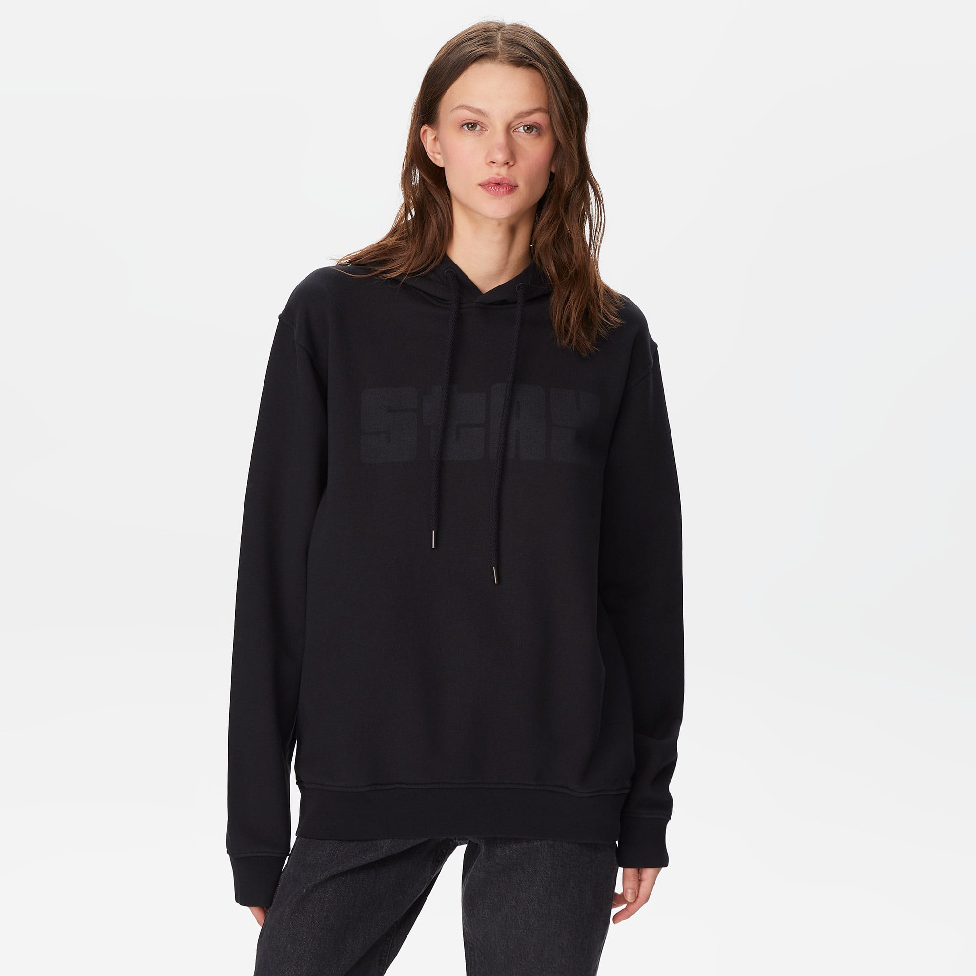 The Stay Line Etheral Unisex Siyah Hoodie