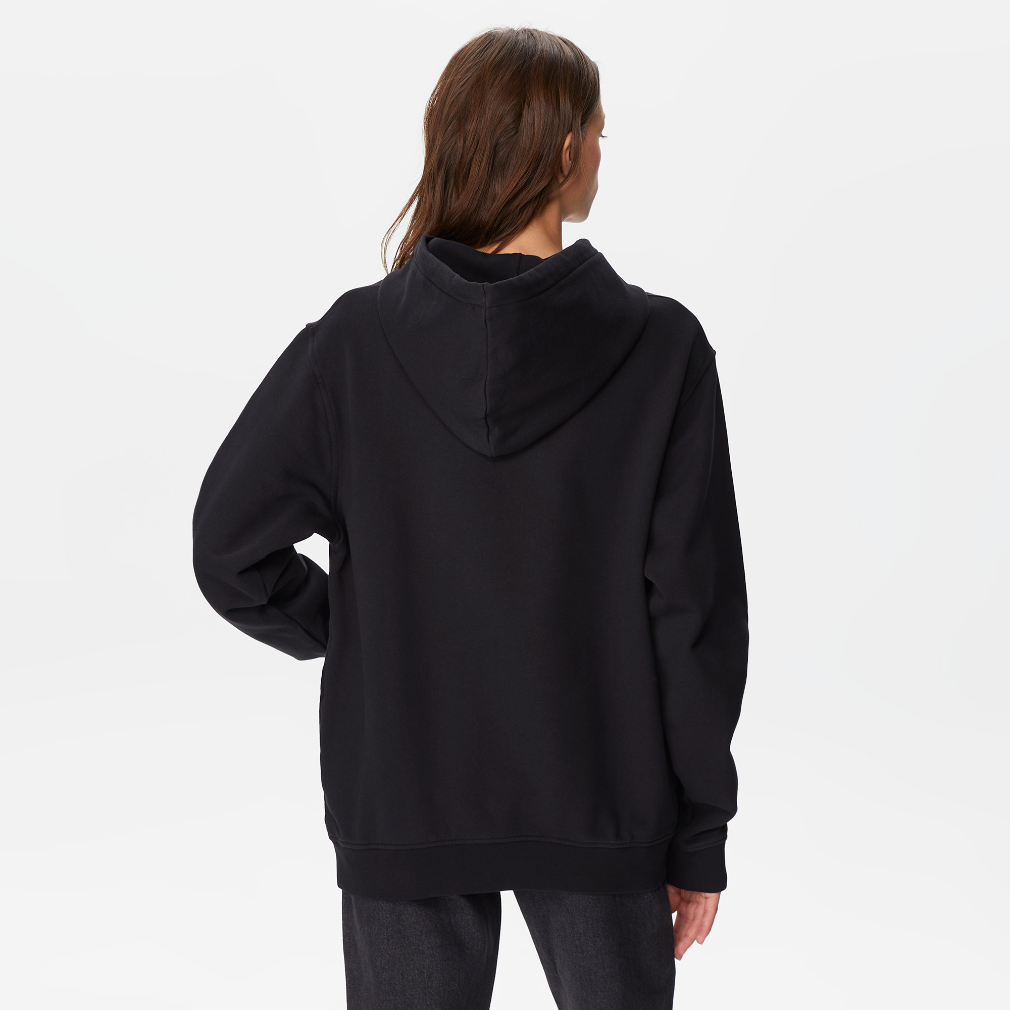 The Stay Line Etheral Unisex Siyah Hoodie