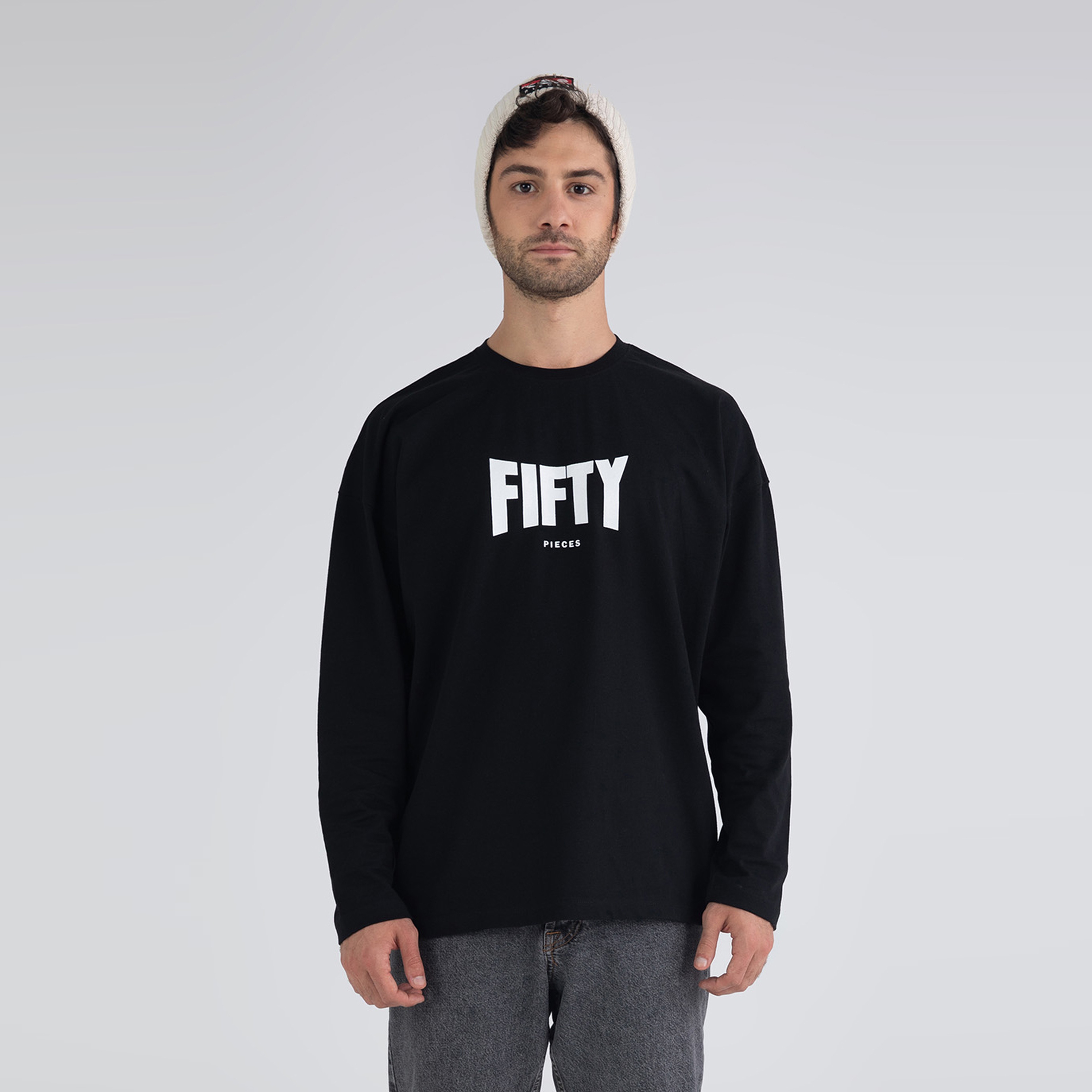 Fifty Pieces Basic Erkek Siyah T-Shirt