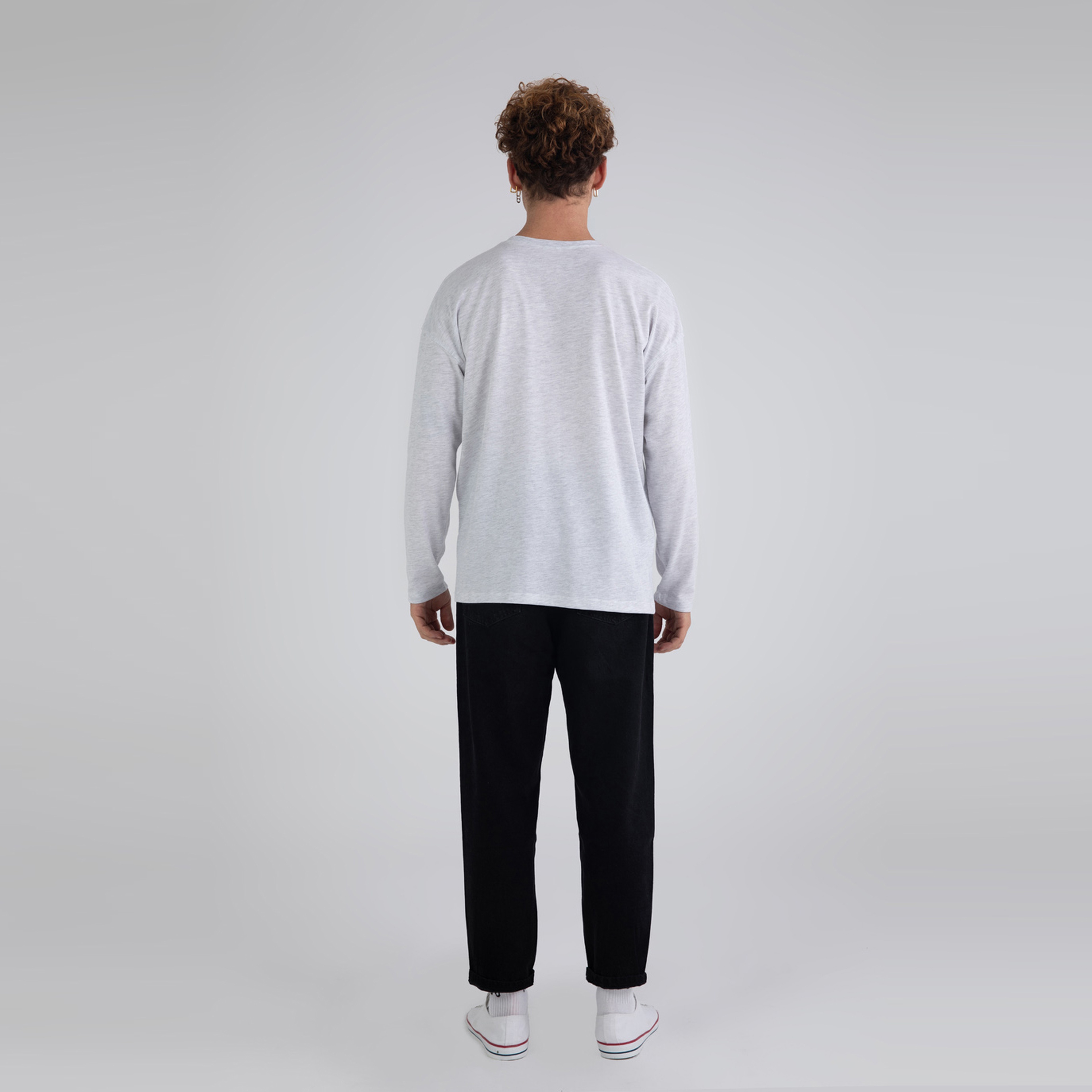 Fifty Pieces Basic Erkek Gri T-Shirt