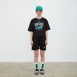 Fifty Pieces Oversized Mid-Lenght Kadın Siyah T-Shirt
