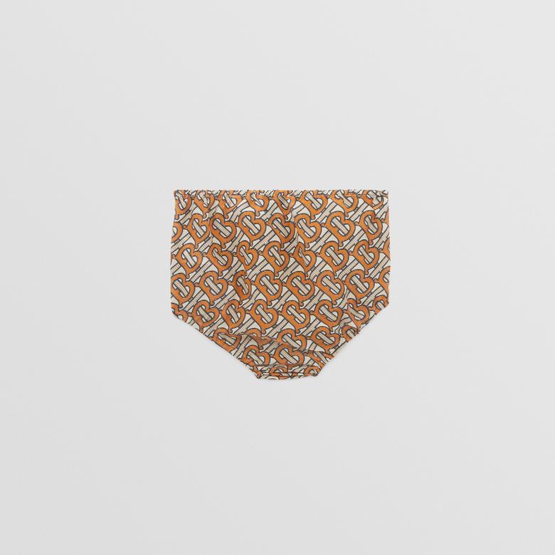 Burberry Çocuk Turuncu Elbise